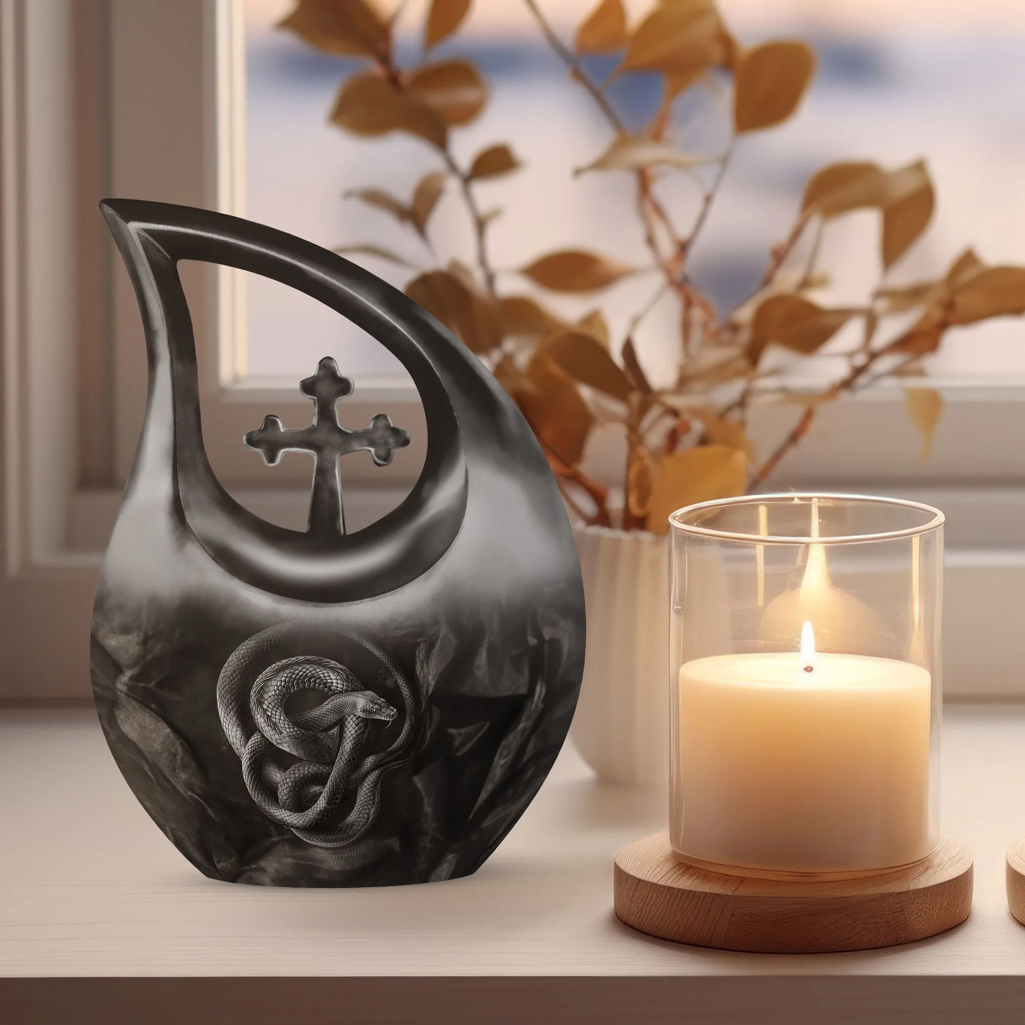Snake Urn Soma Cherish A Custom Mom Urn and Monumental Memorial