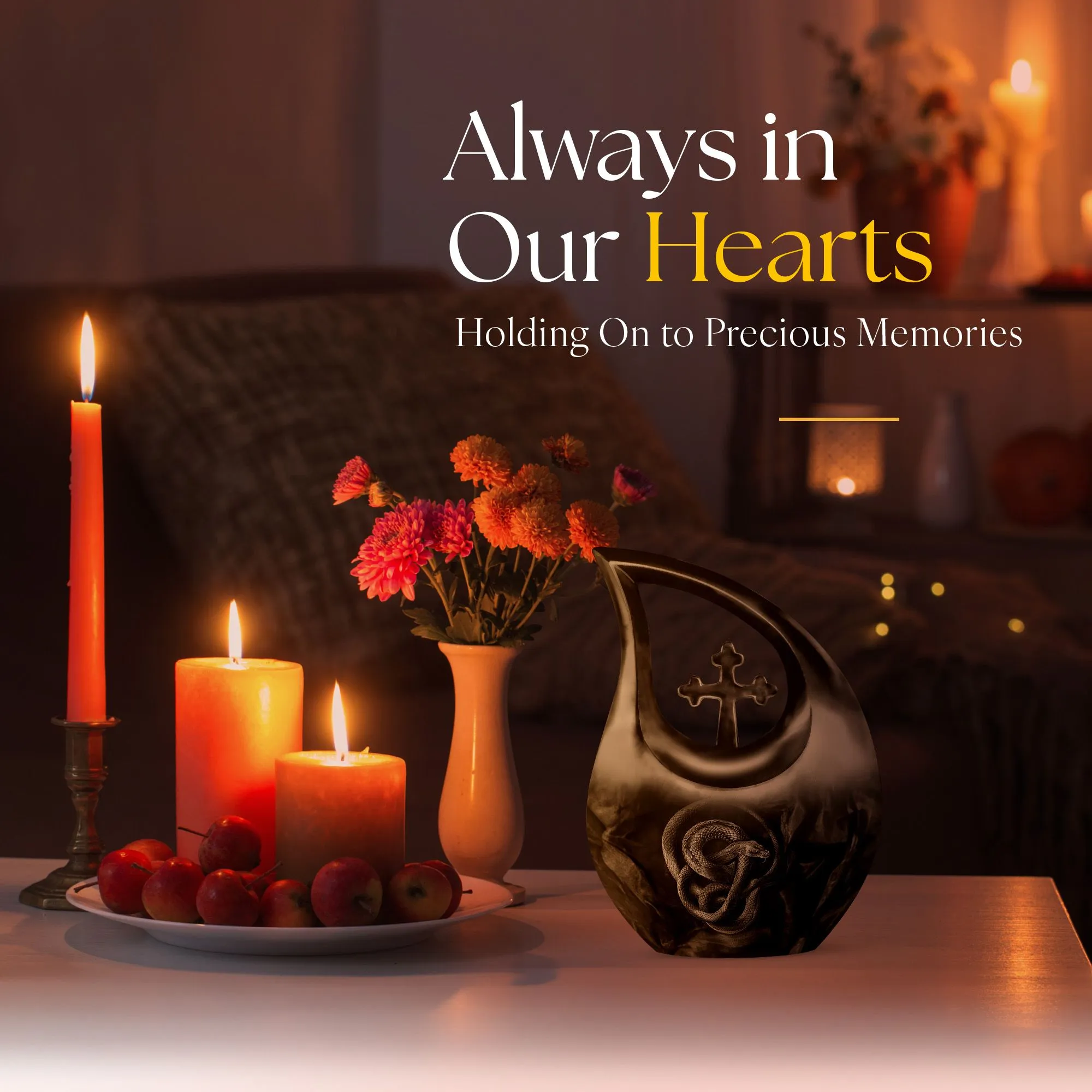 Snake Urn Soma Cherish A Custom Mom Urn and Monumental Memorial