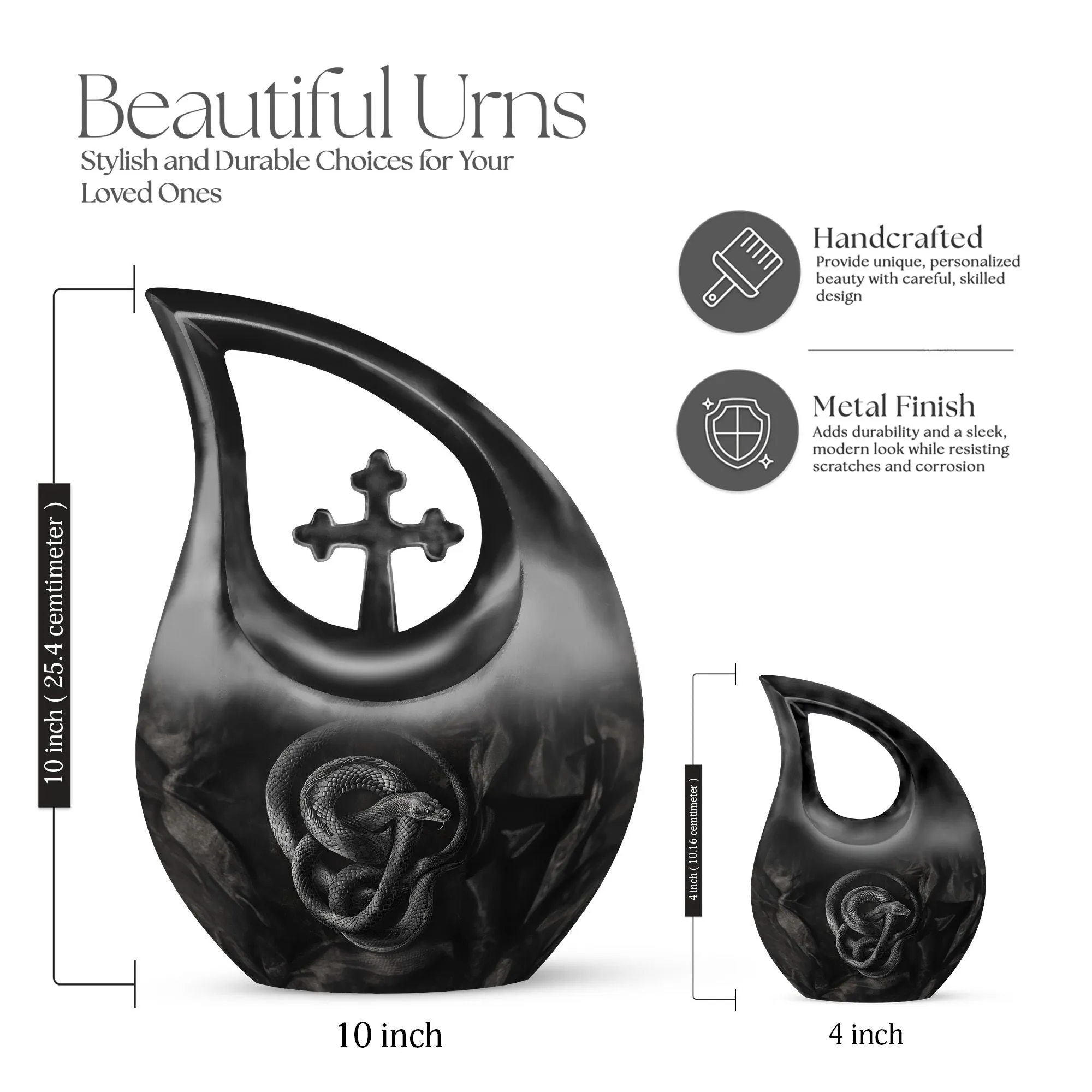 Snake Urn Soma Cherish A Custom Mom Urn and Monumental Memorial