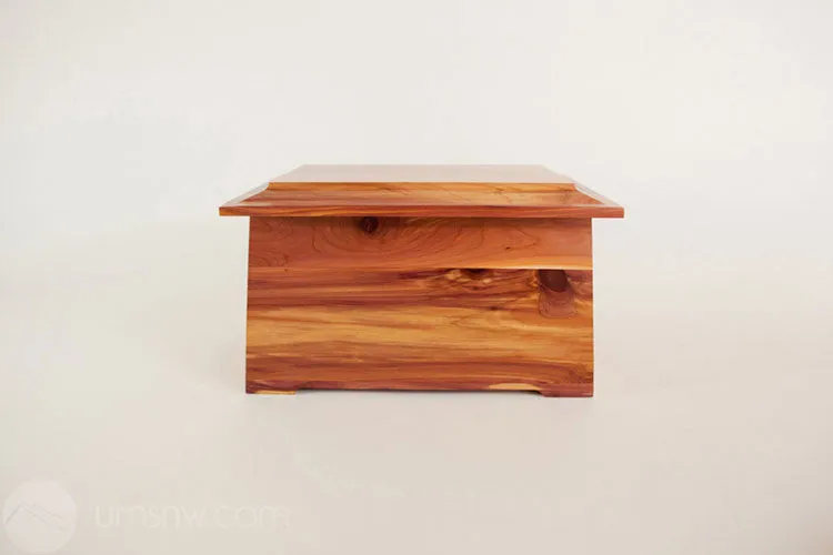 Sonata Cedar Wood Cremation Urn Made in the USA