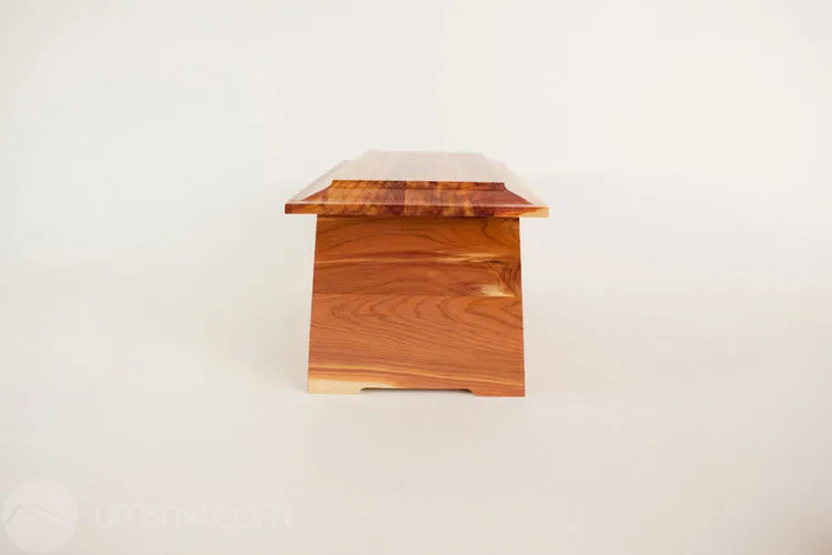 Sonata Cedar Wood Cremation Urn Made in the USA