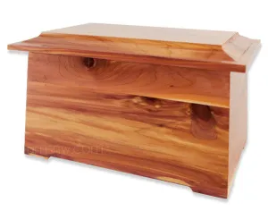 Sonata Cedar Wood Cremation Urn Made in the USA