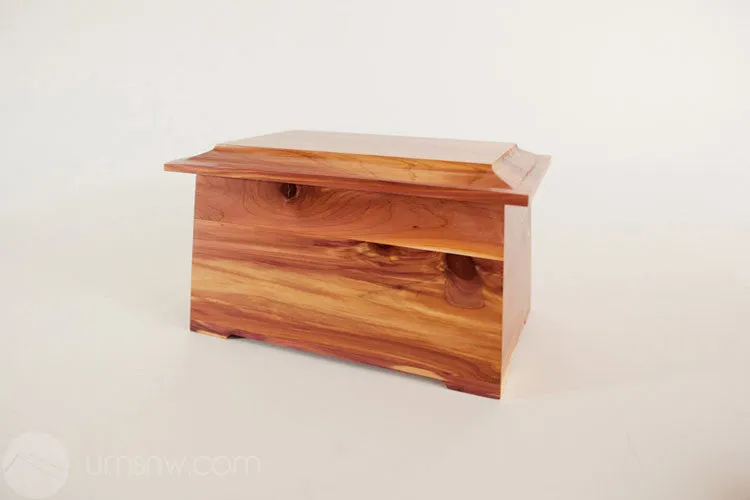 Sonata Cedar Wood Cremation Urn Made in the USA