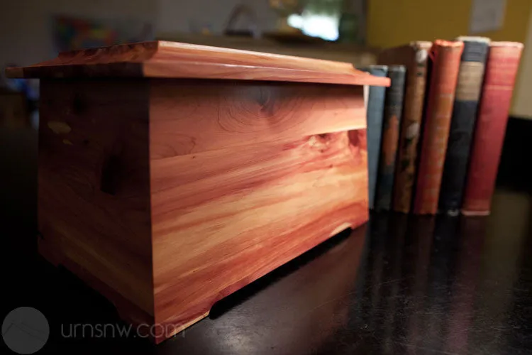 Sonata Cedar Wood Cremation Urn Made in the USA