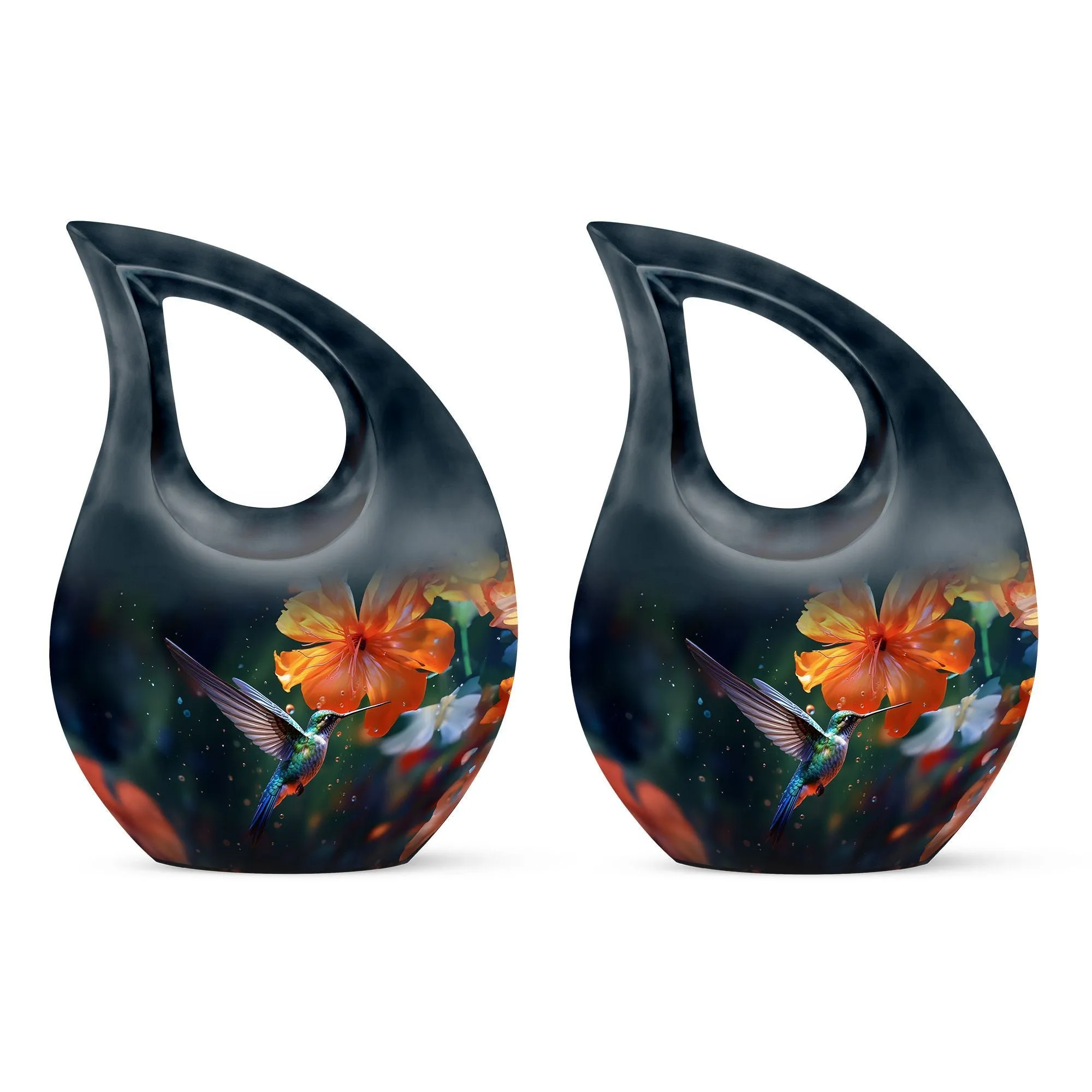 Soothing Hummingbirds Tribute - A Cherished Memorial Urns for Ashes