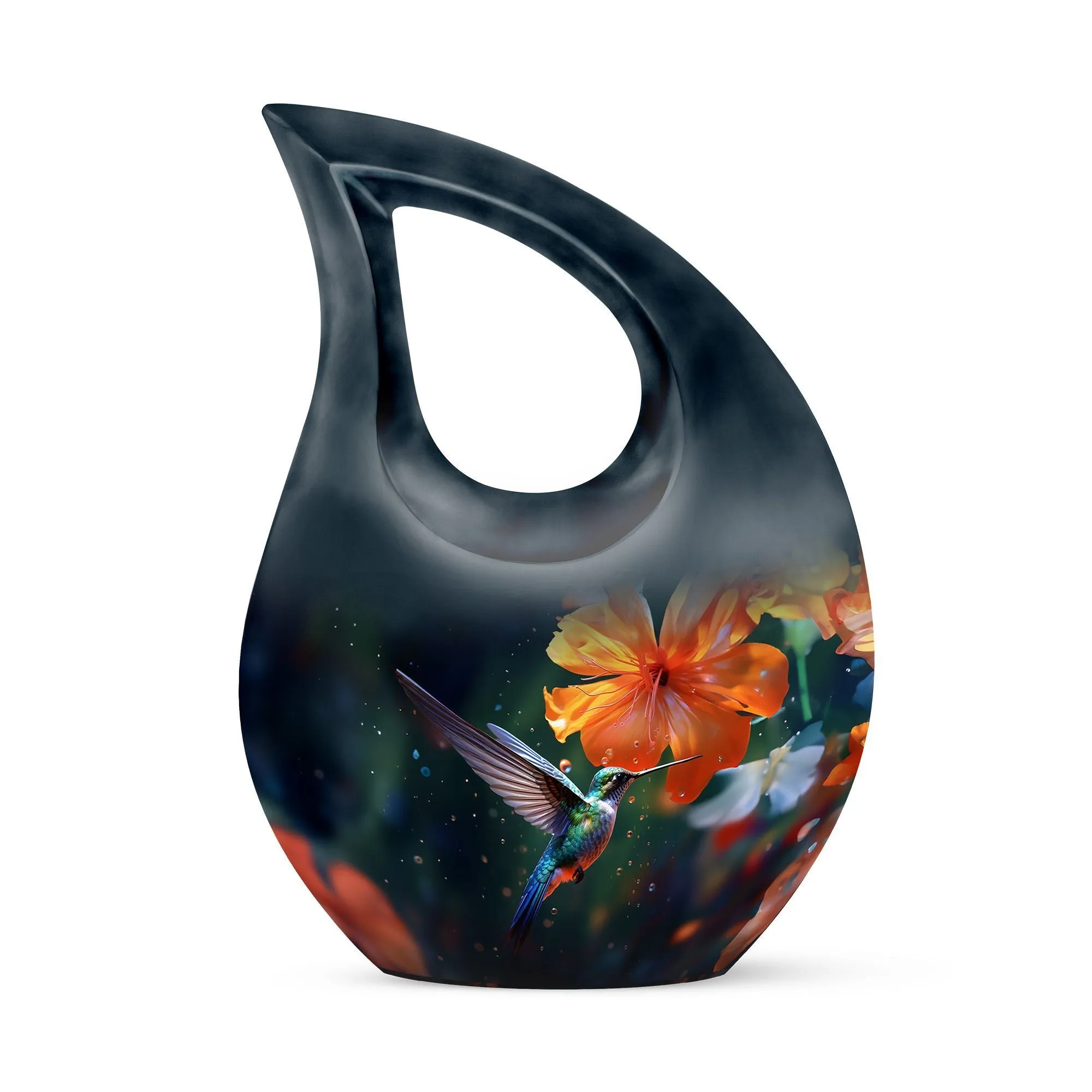 Soothing Hummingbirds Tribute - A Cherished Memorial Urns for Ashes