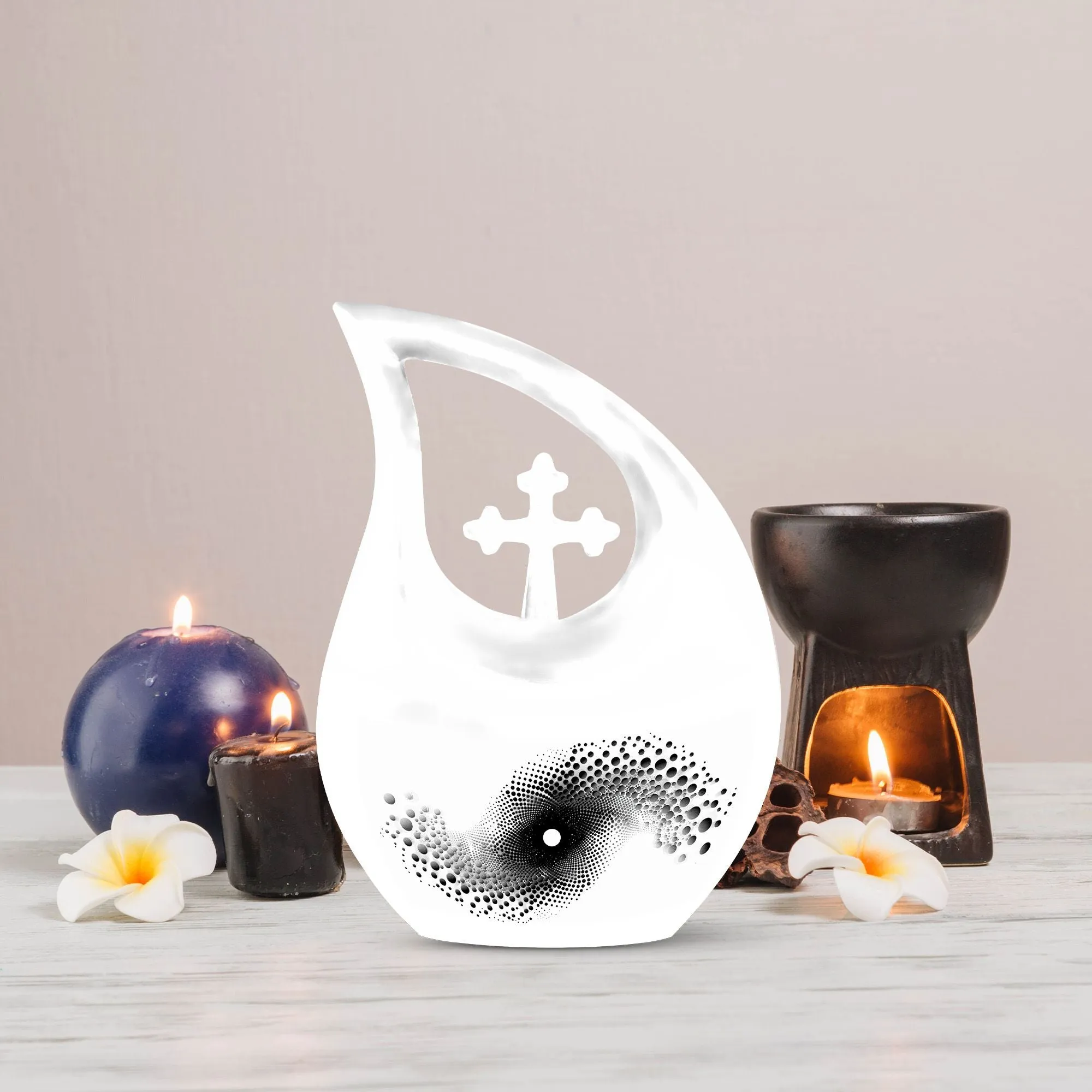 Spiral Cremation Urn:  Memorial Cremation Urn For Ashes