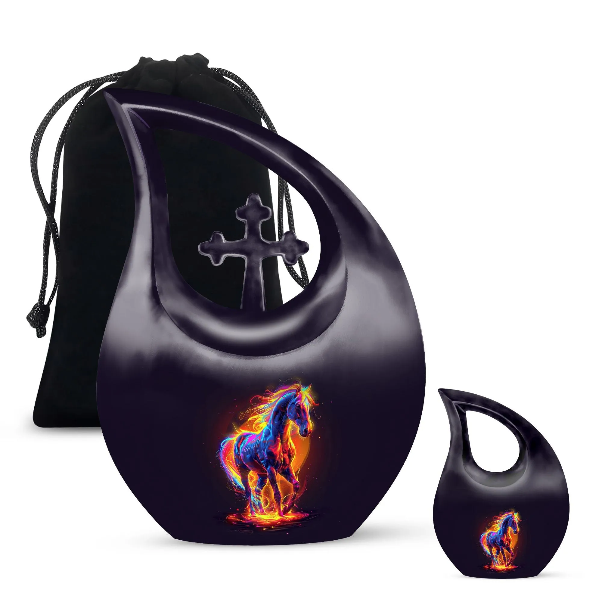 Stallion Memorial- Horse Urn & Large Urn for Men's Ashes