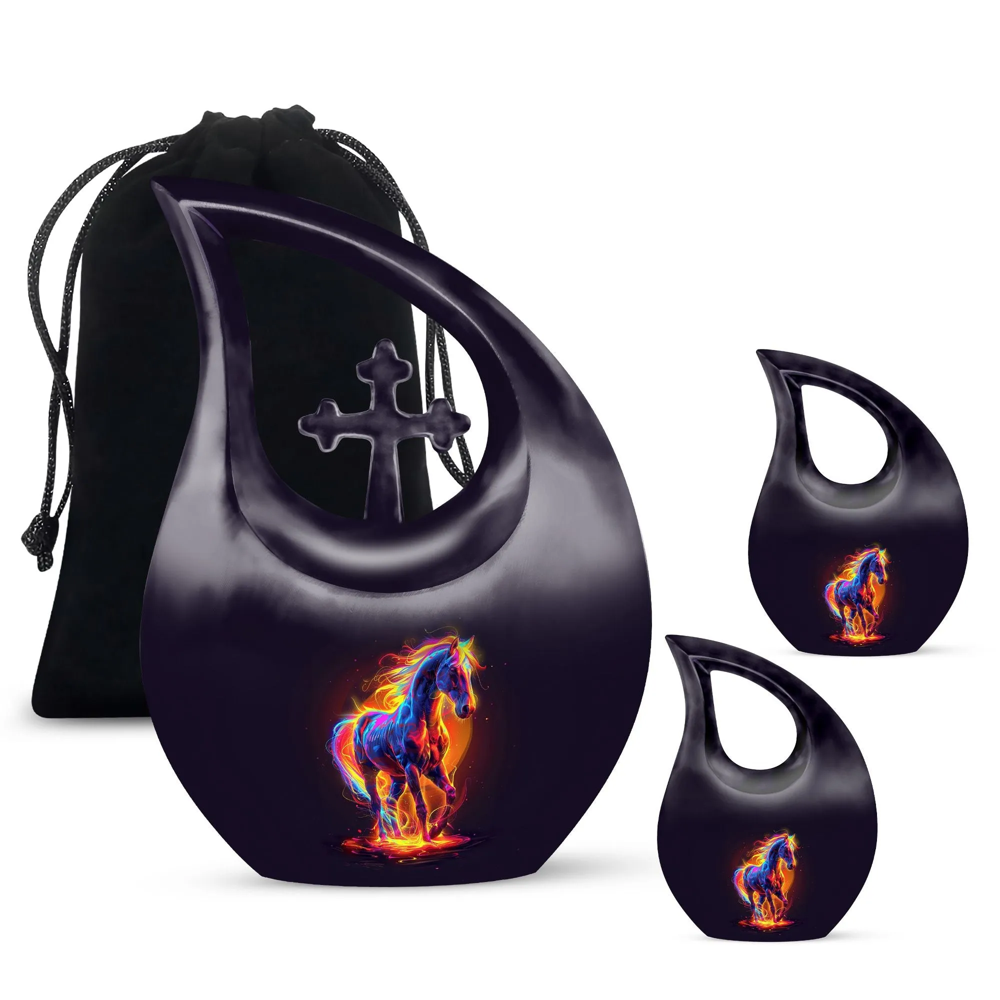 Stallion Memorial- Horse Urn & Large Urn for Men's Ashes