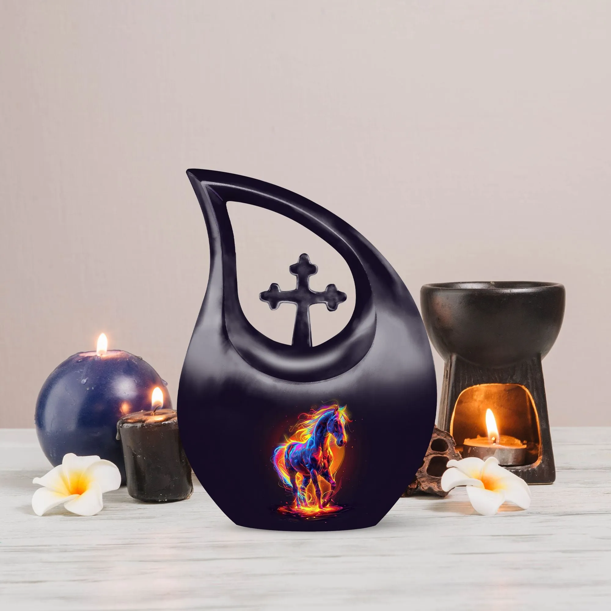 Stallion Memorial- Horse Urn & Large Urn for Men's Ashes