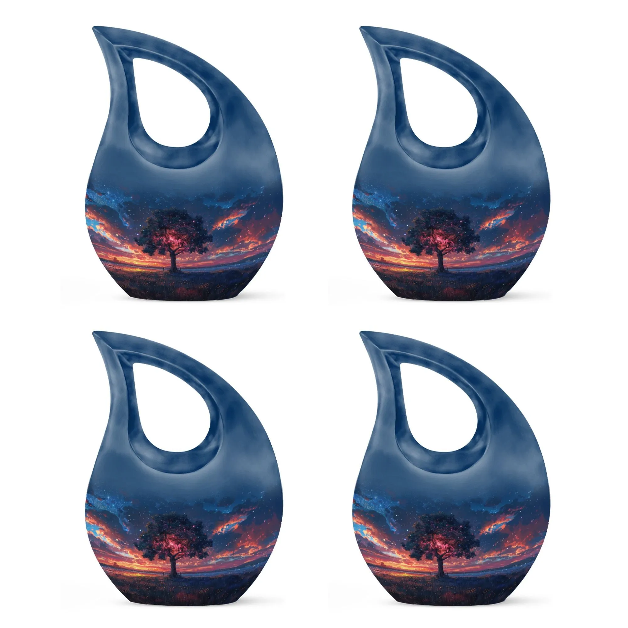 Starry Dusk Reverie Urn: Containers For Ashes After Cremation