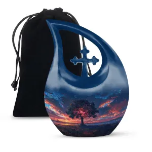 Starry Dusk Reverie Urn: Containers For Ashes After Cremation