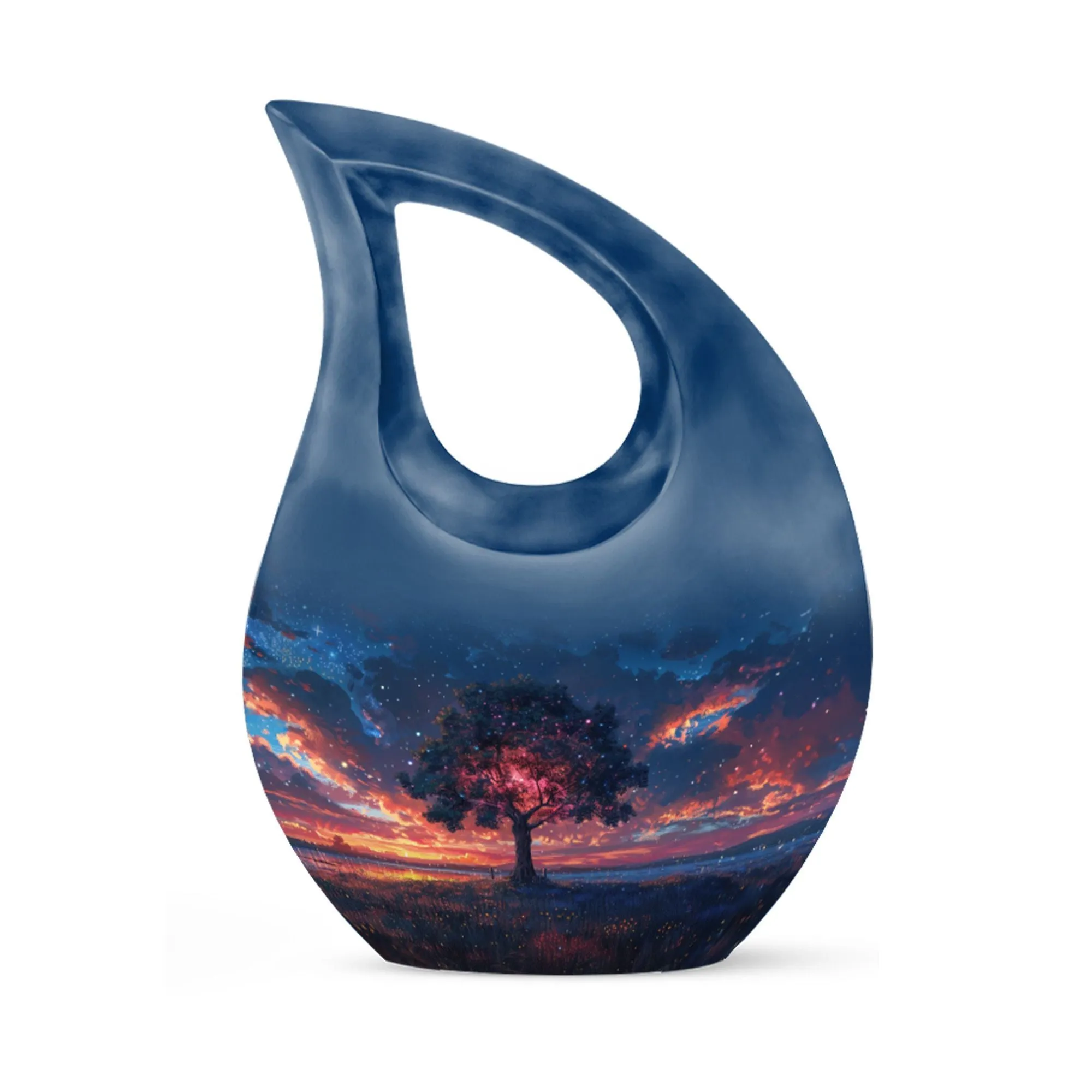 Starry Dusk Reverie Urn: Containers For Ashes After Cremation