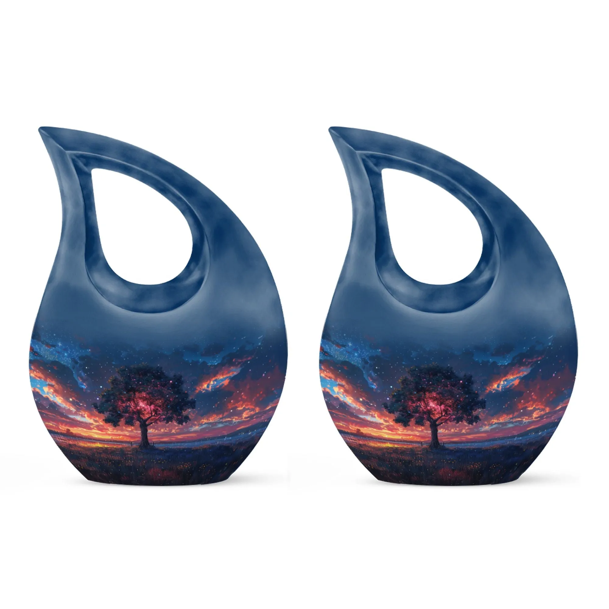 Starry Dusk Reverie Urn: Containers For Ashes After Cremation