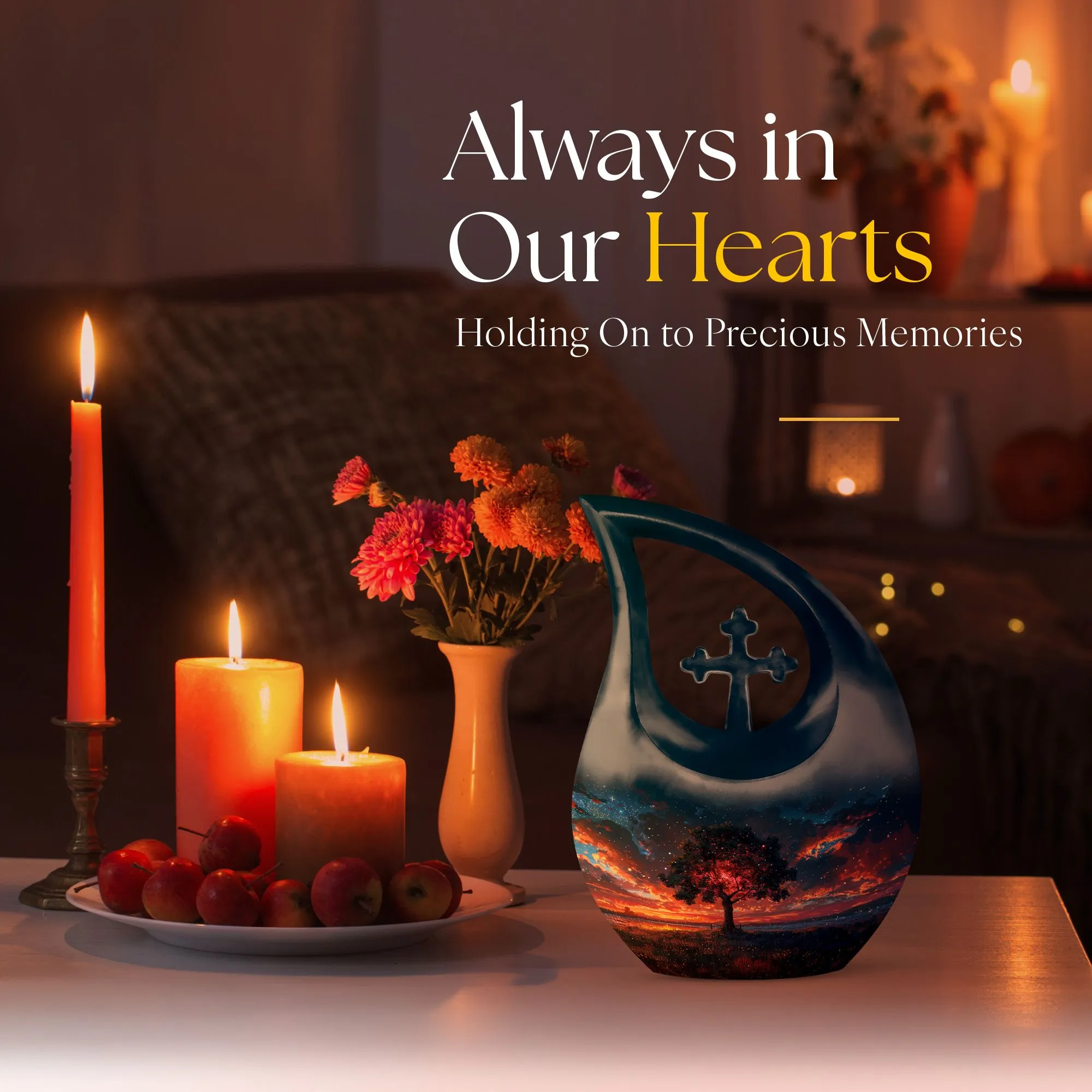 Starry Dusk Reverie Urn: Containers For Ashes After Cremation