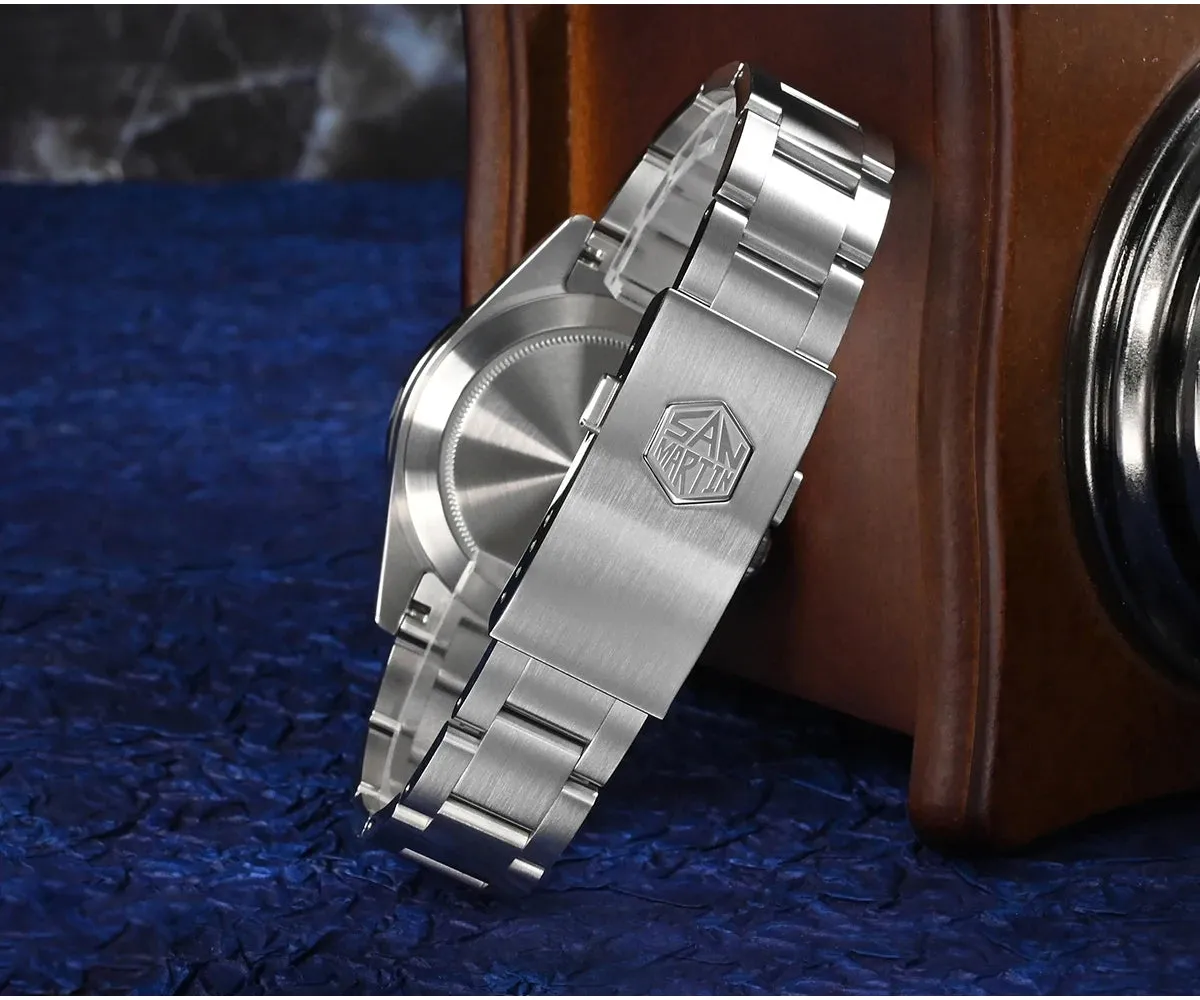 ★SuperDeals★San Martin 39mm BB NH34 GMT Watch SN0054-GE