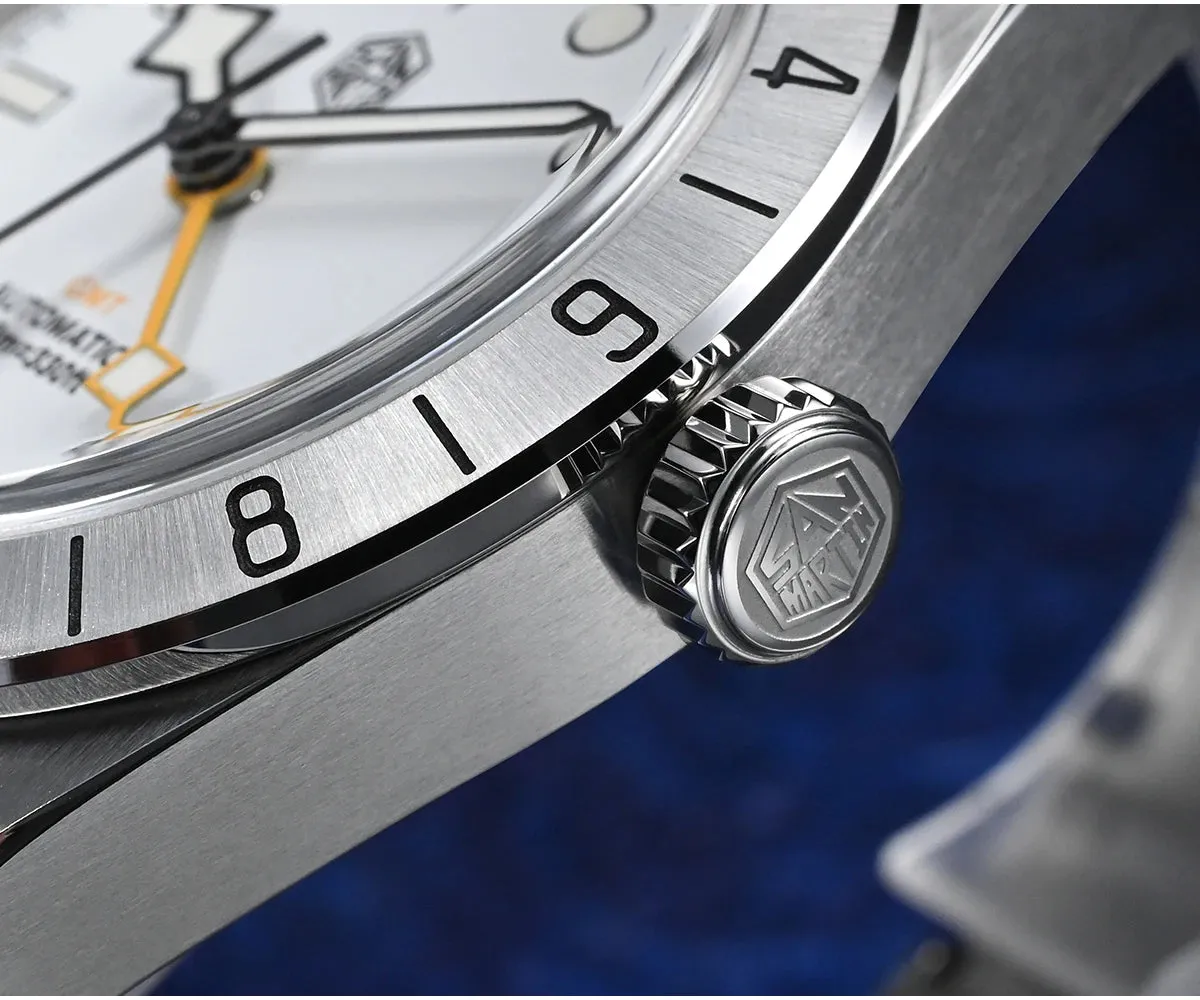 ★SuperDeals★San Martin 39mm BB NH34 GMT Watch SN0054-GE
