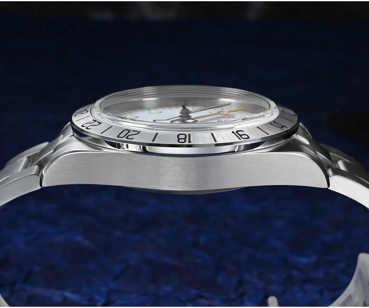 ★SuperDeals★San Martin 39mm BB NH34 GMT Watch SN0054-GE