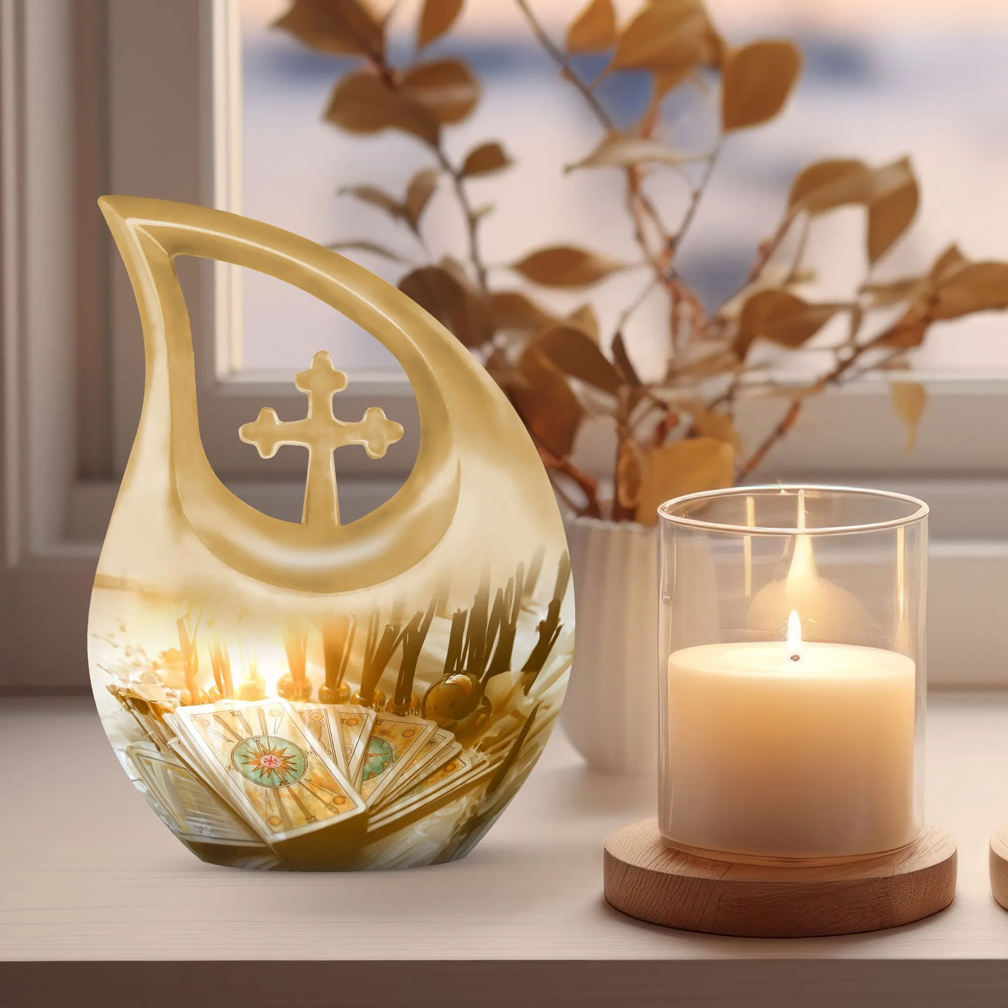 Tarot Urn A Cherished Emblem for Mom's Enduring Spirit