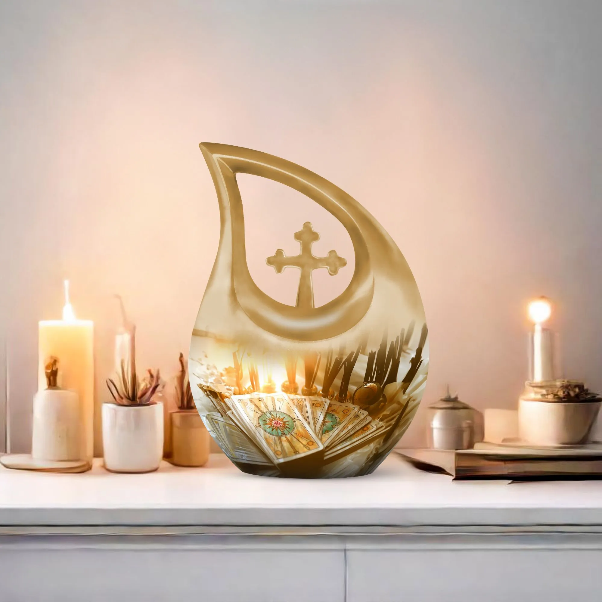 Tarot Urn A Cherished Emblem for Mom's Enduring Spirit