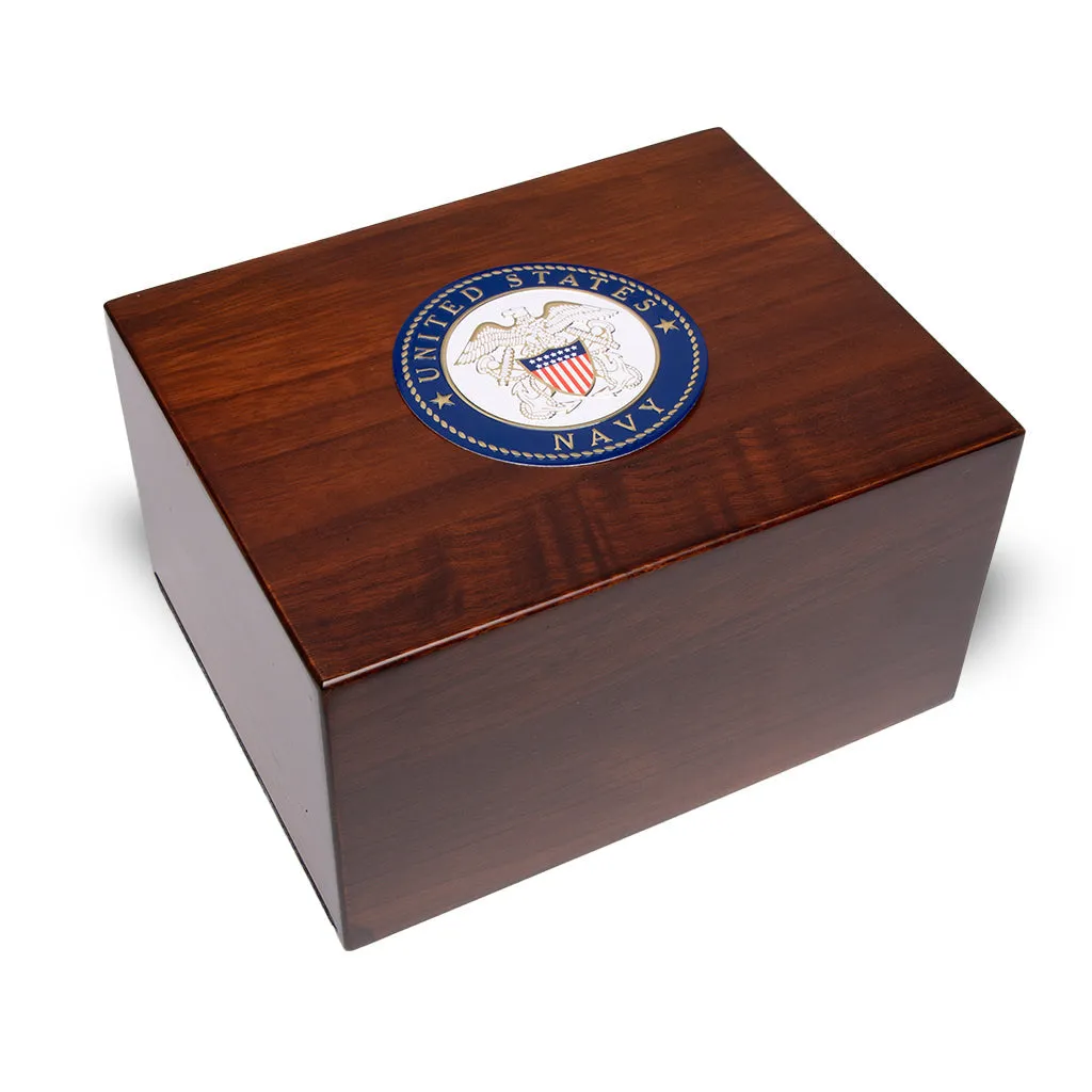 TC Paulownia Urn -PY01- with US Military Emblem