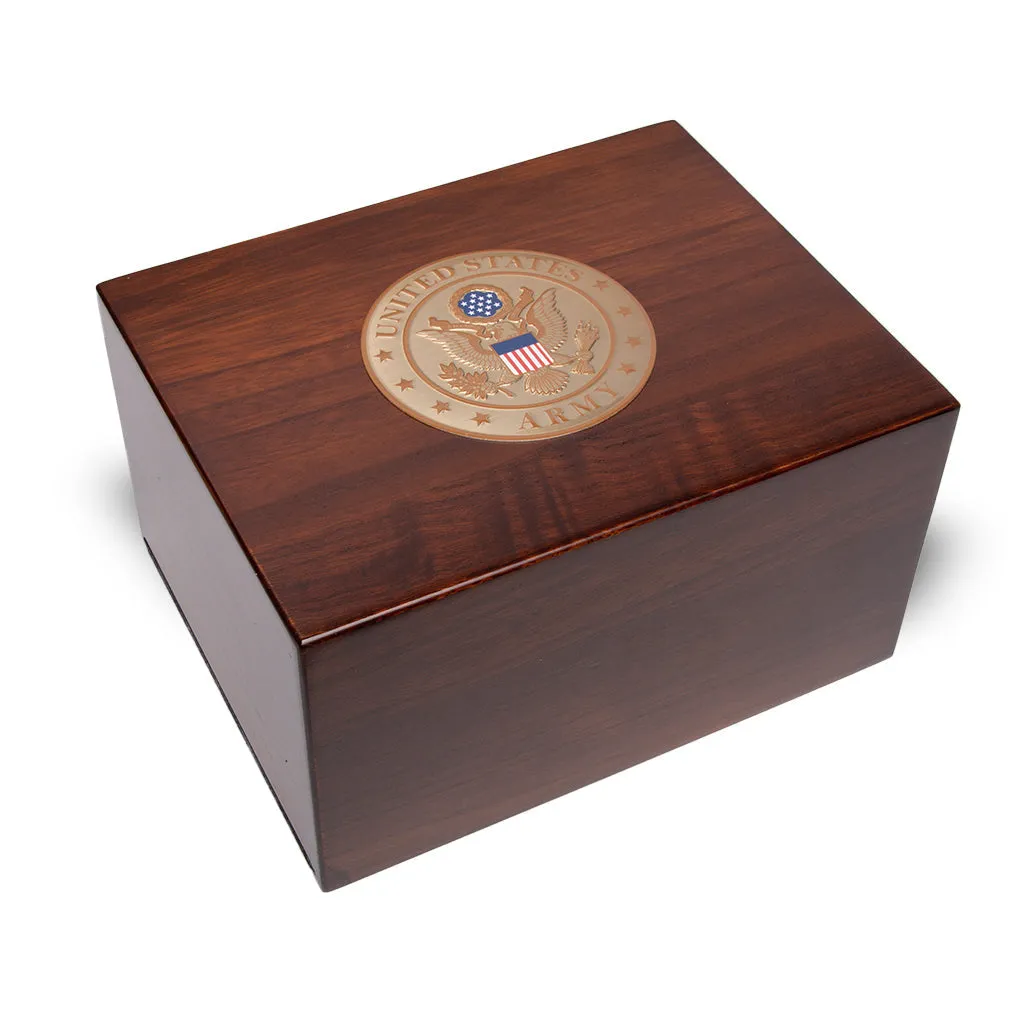 TC Paulownia Urn -PY01- with US Military Emblem