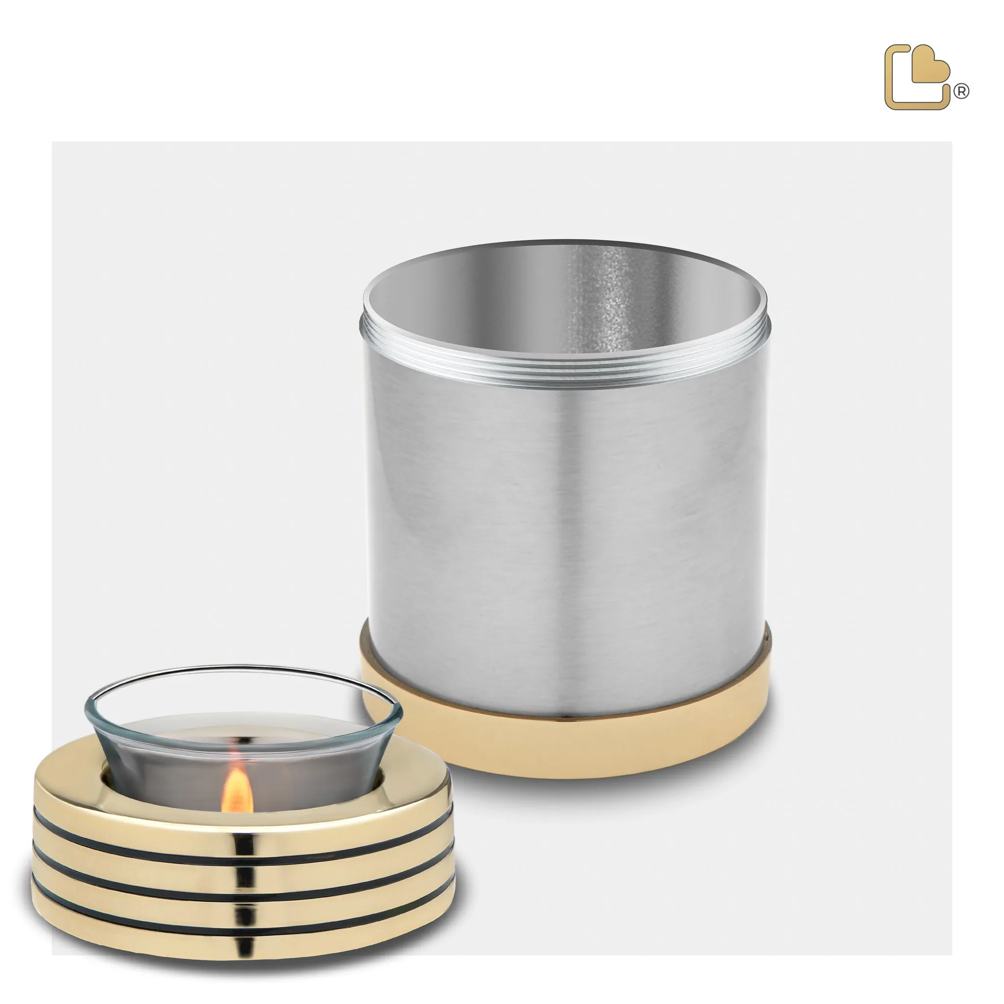 Tealight Pewter Cremation Urn