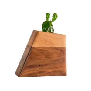 The Casey Plant Urn in Walnut & Sycamore