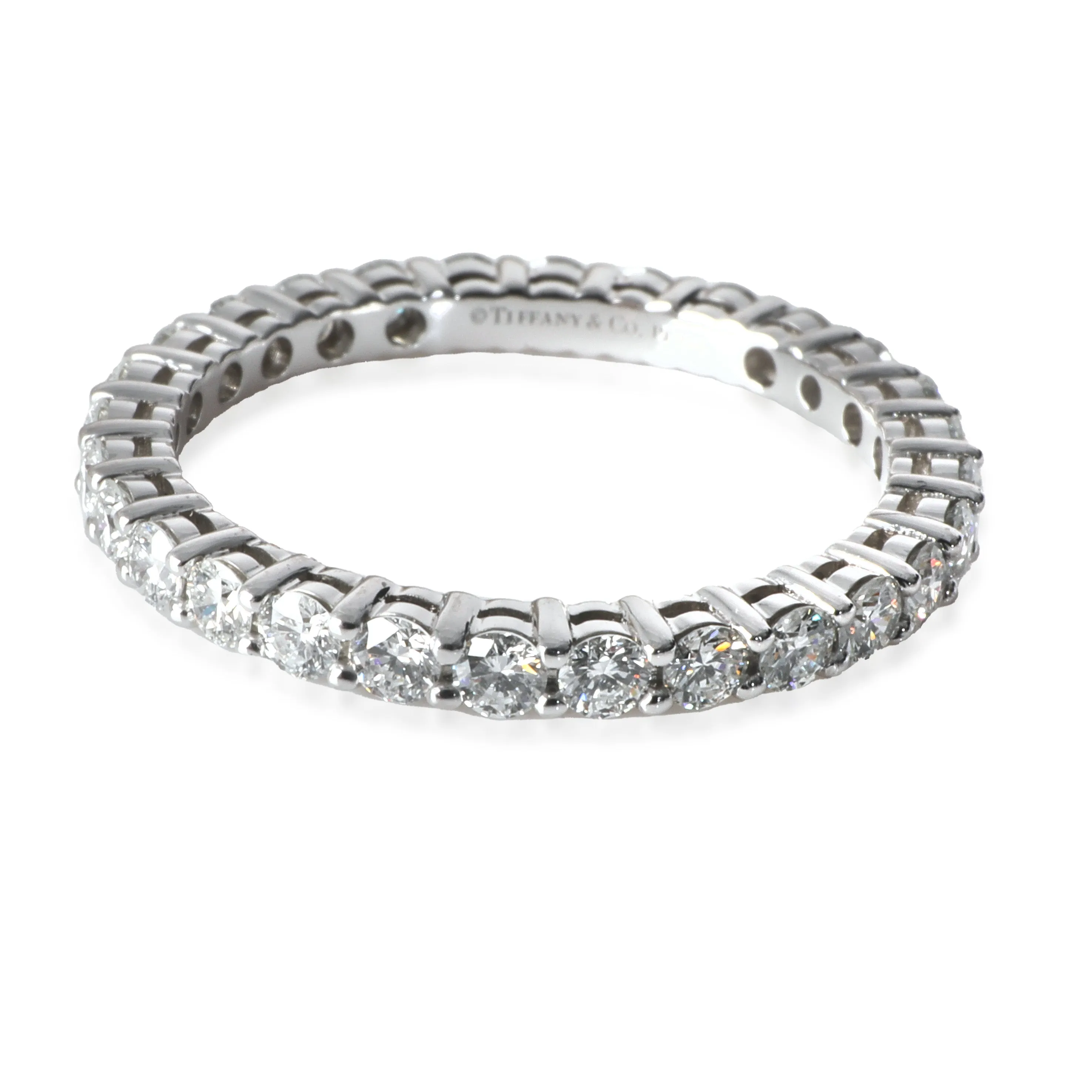 Tiffany & Co. Platinum Diamond Embrace Eternity Band
