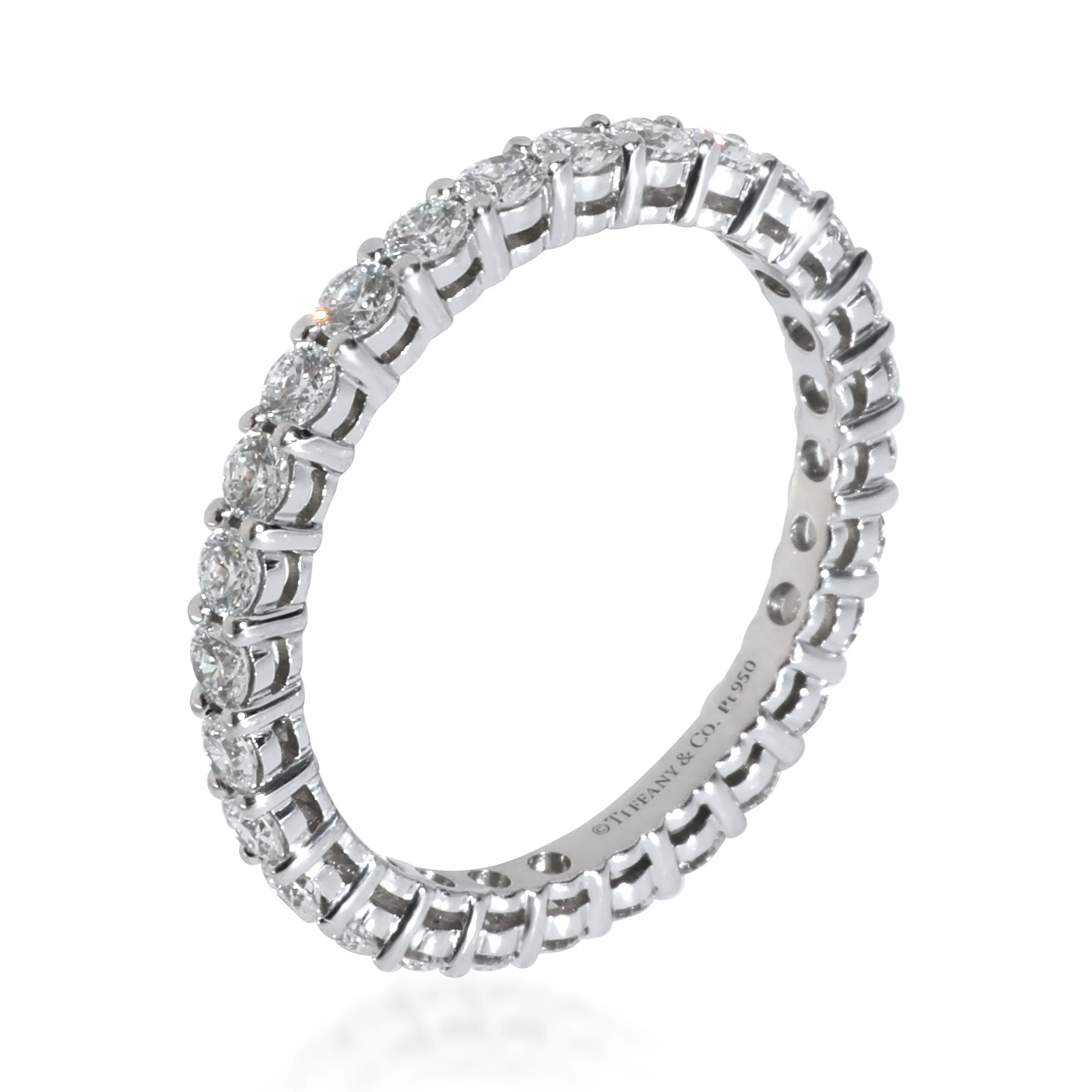 Tiffany & Co. Platinum Diamond Embrace Eternity Band