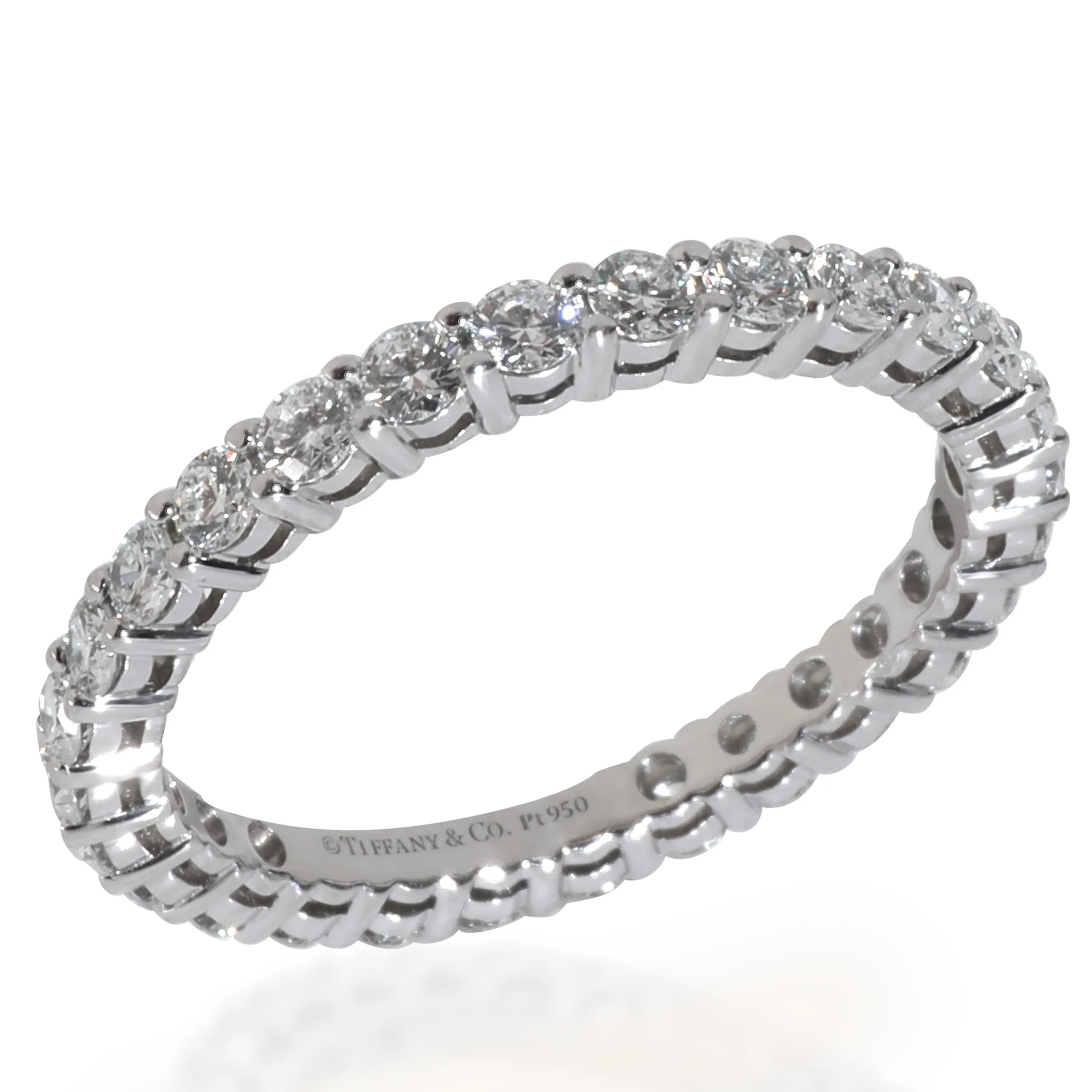 Tiffany & Co. Platinum Diamond Embrace Eternity Band