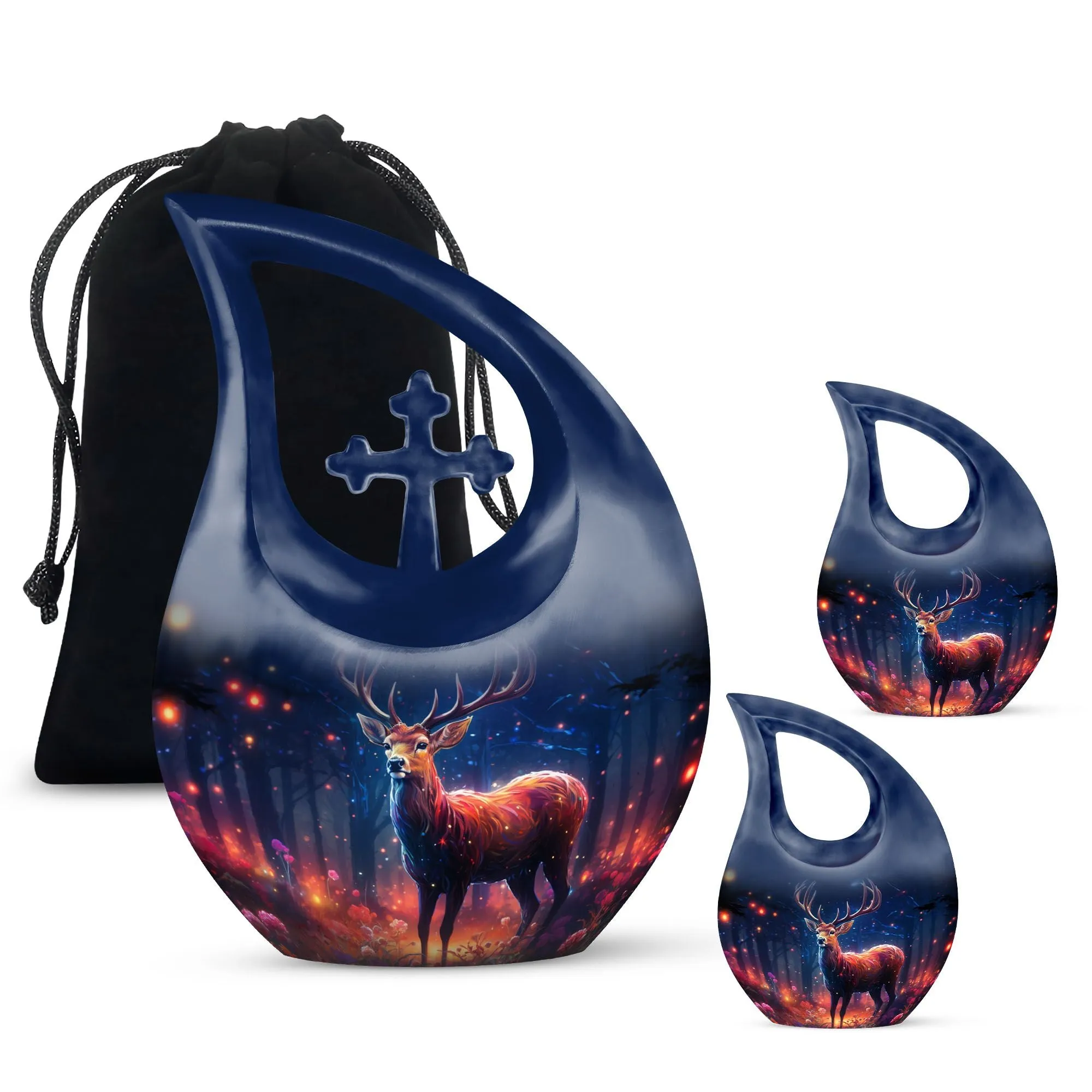 Tranquility Deer Cremation Urn Cherished Farewell Keepsake