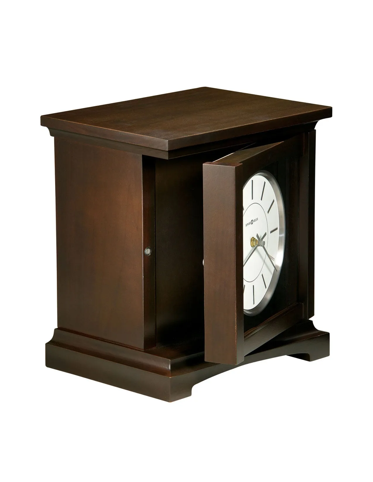 Tribute Mantel Clock Wood Urn