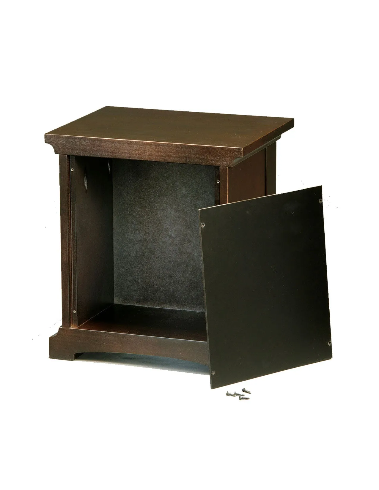 Tribute Mantel Clock Wood Urn