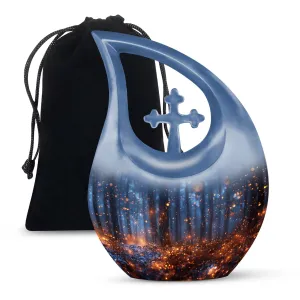 Twilight Forest Urn : Personalized Small Cremation Urn
