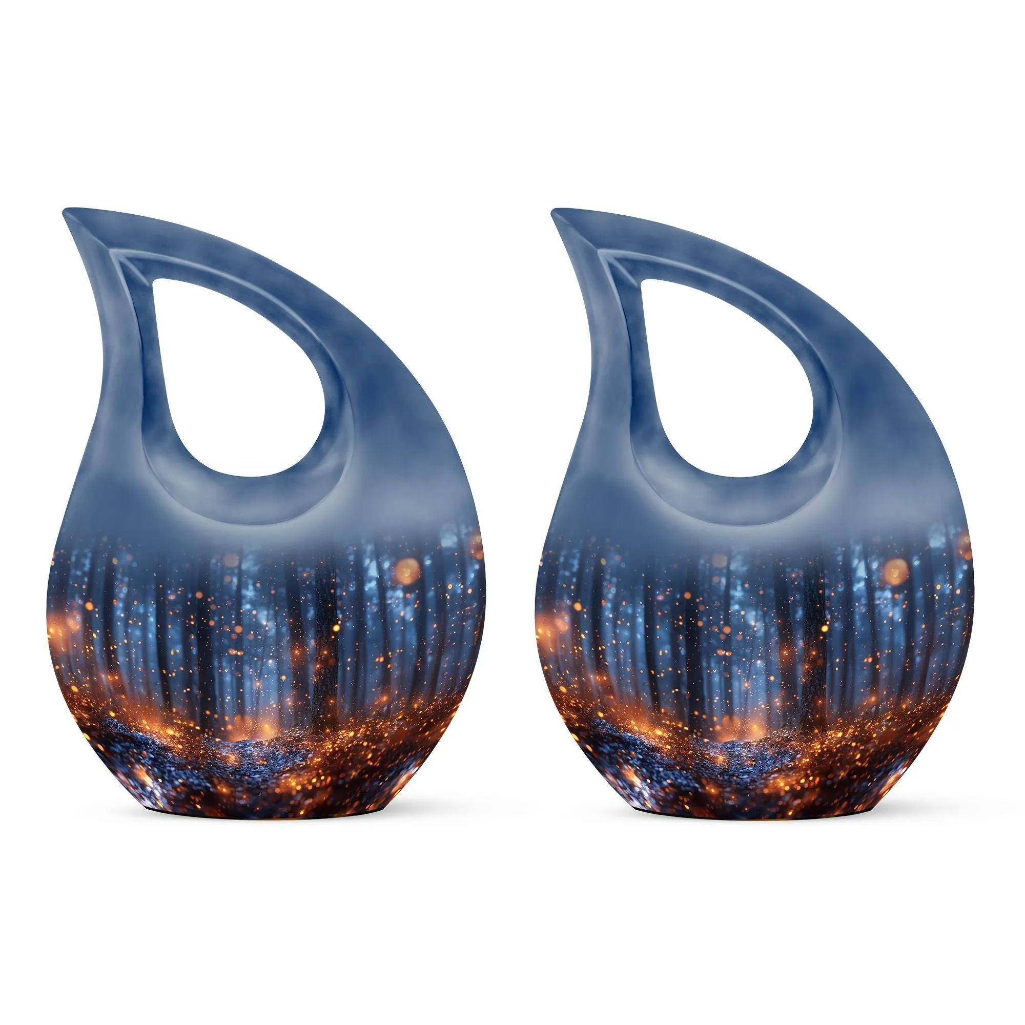 Twilight Forest Urn : Personalized Small Cremation Urn