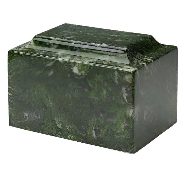 Verde | Cultured Marble Urn | Engravable | Quality Urns For Less