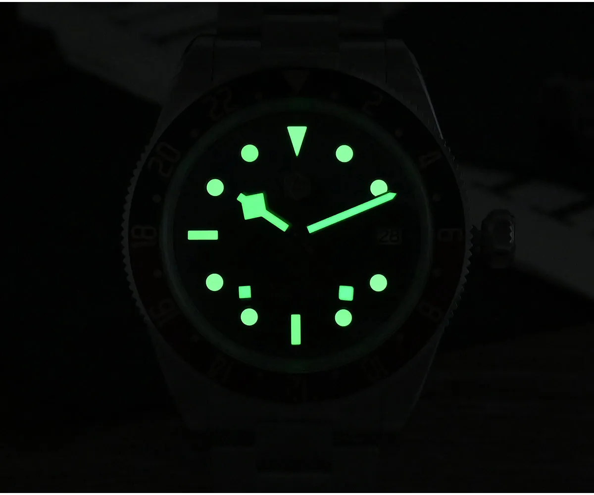 ★WeeklyDeal★San Martin NH34 BB58 GMT Watch SN0109 V2