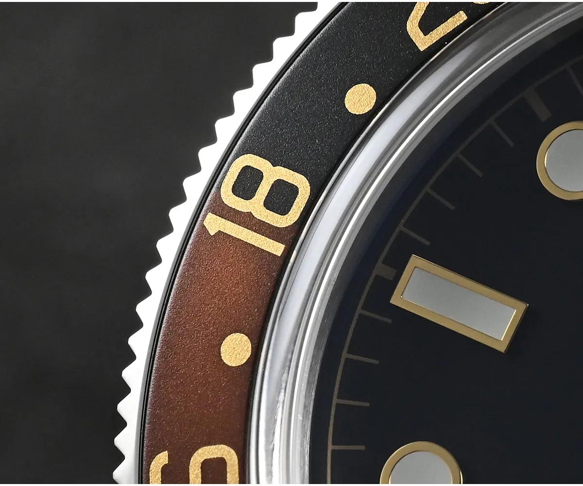 ★WeeklyDeal★San Martin NH34 BB58 GMT Watch SN0109 V2