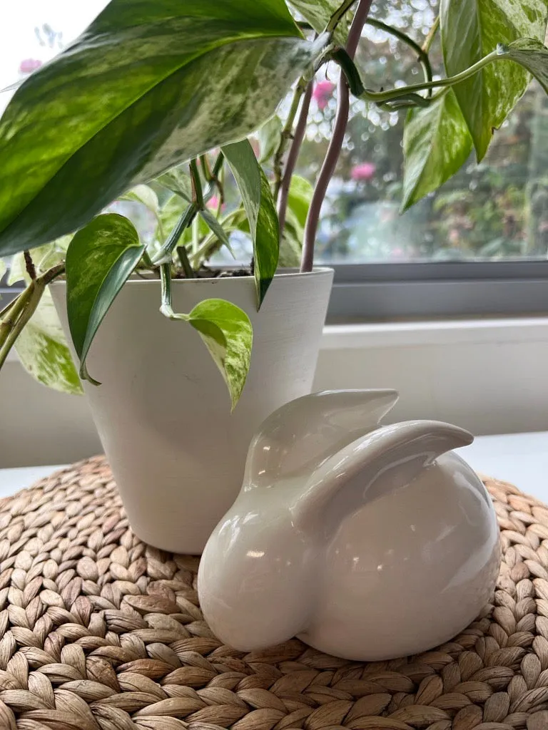 White Ceramic Rabbit