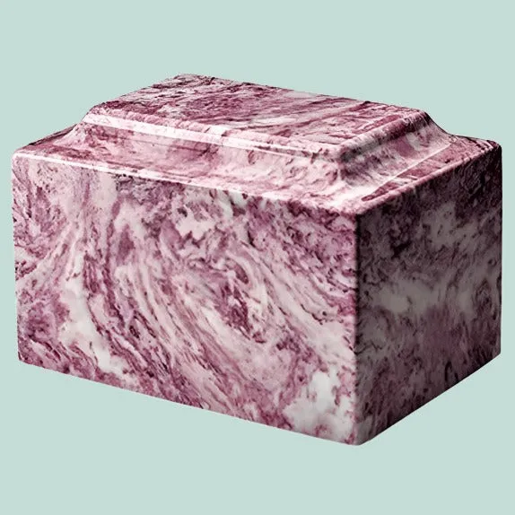 Wild Rose, Cultured Marble Urn | Quality Urns For Less | Engravable