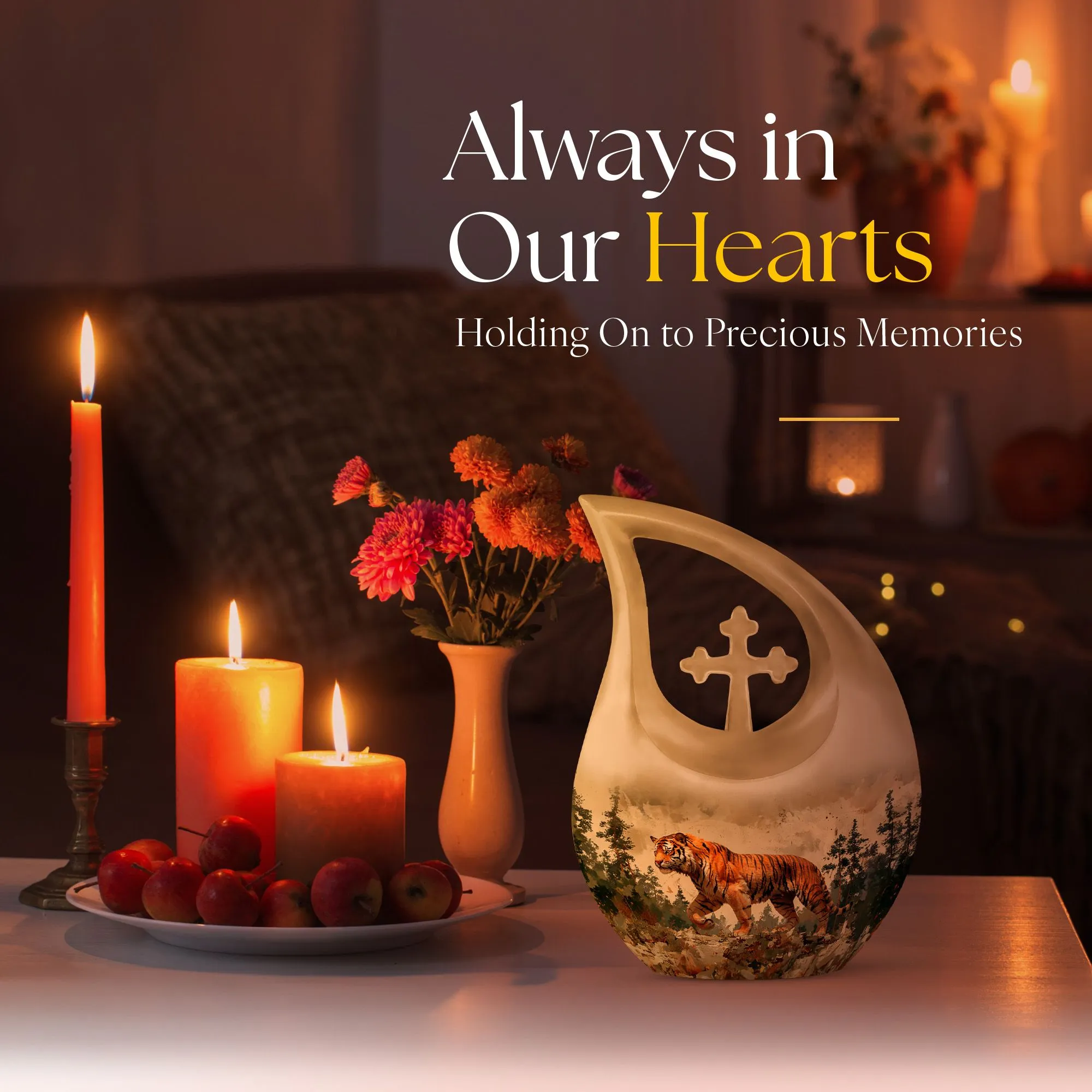 Wilderness Kingdom Urn – Extra Large Memorial Urn