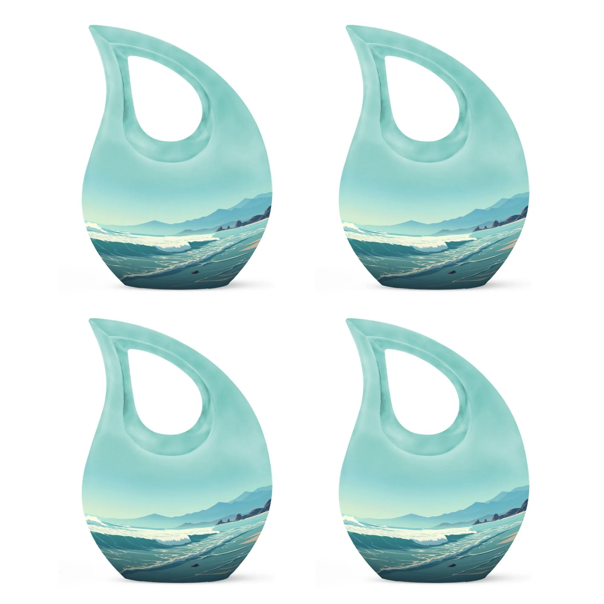 Wilderness Whisper Cross Drop Design Memorial Urn for Serene