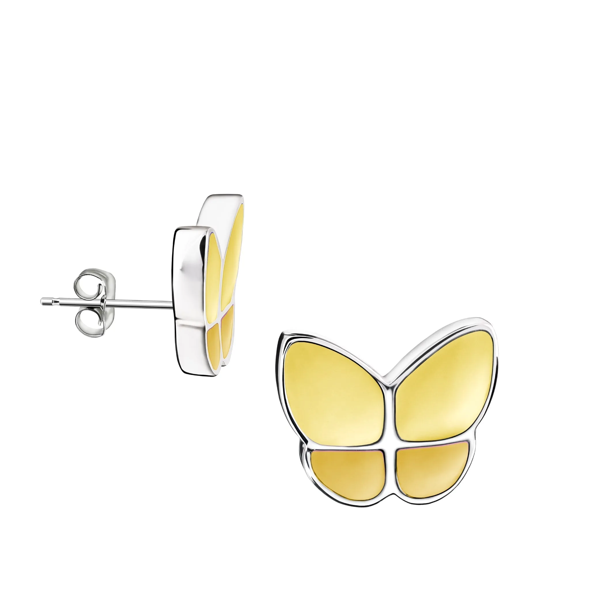 Wings of Hope Butterfly Cremation Urn in Pearl Yellow