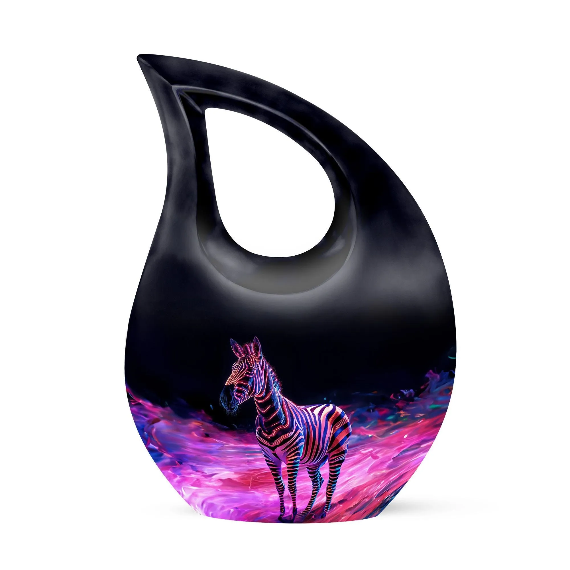 Zebra Tribute: Supreme & Homage Paying Memorial Urn