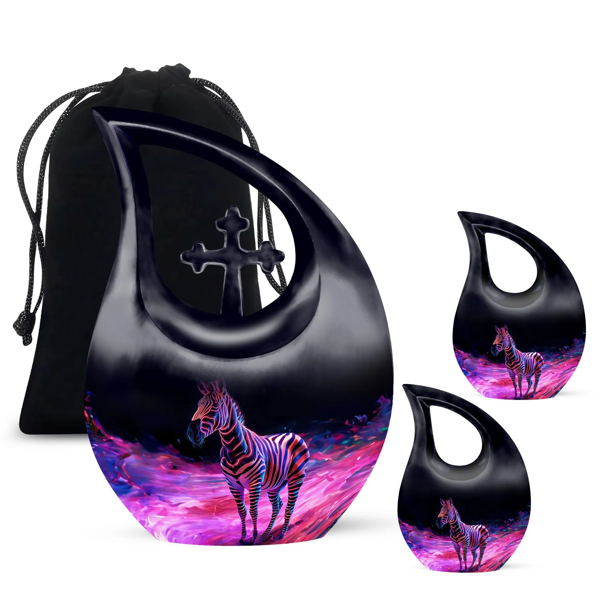 Zebra Tribute: Supreme & Homage Paying Memorial Urn