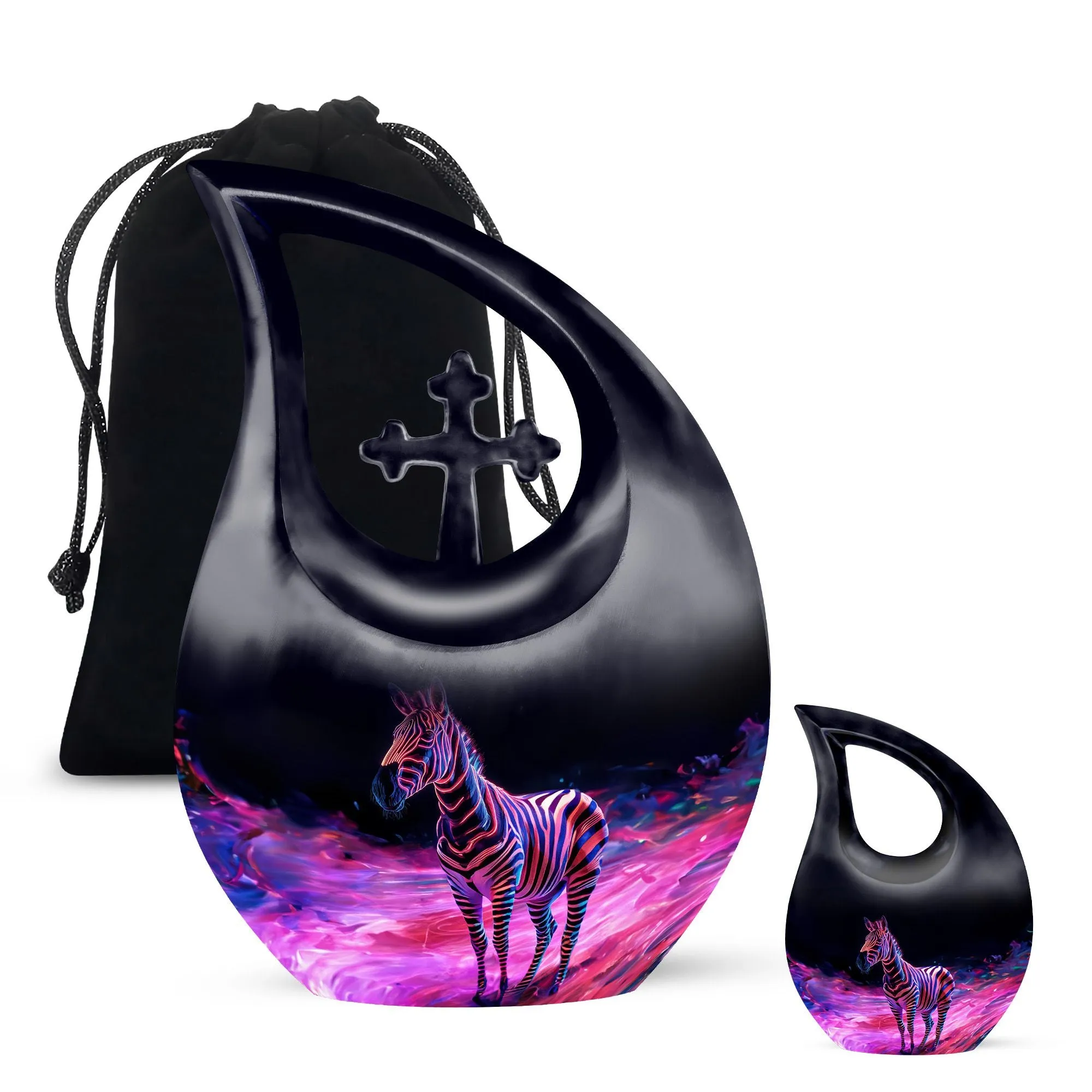Zebra Tribute: Supreme & Homage Paying Memorial Urn