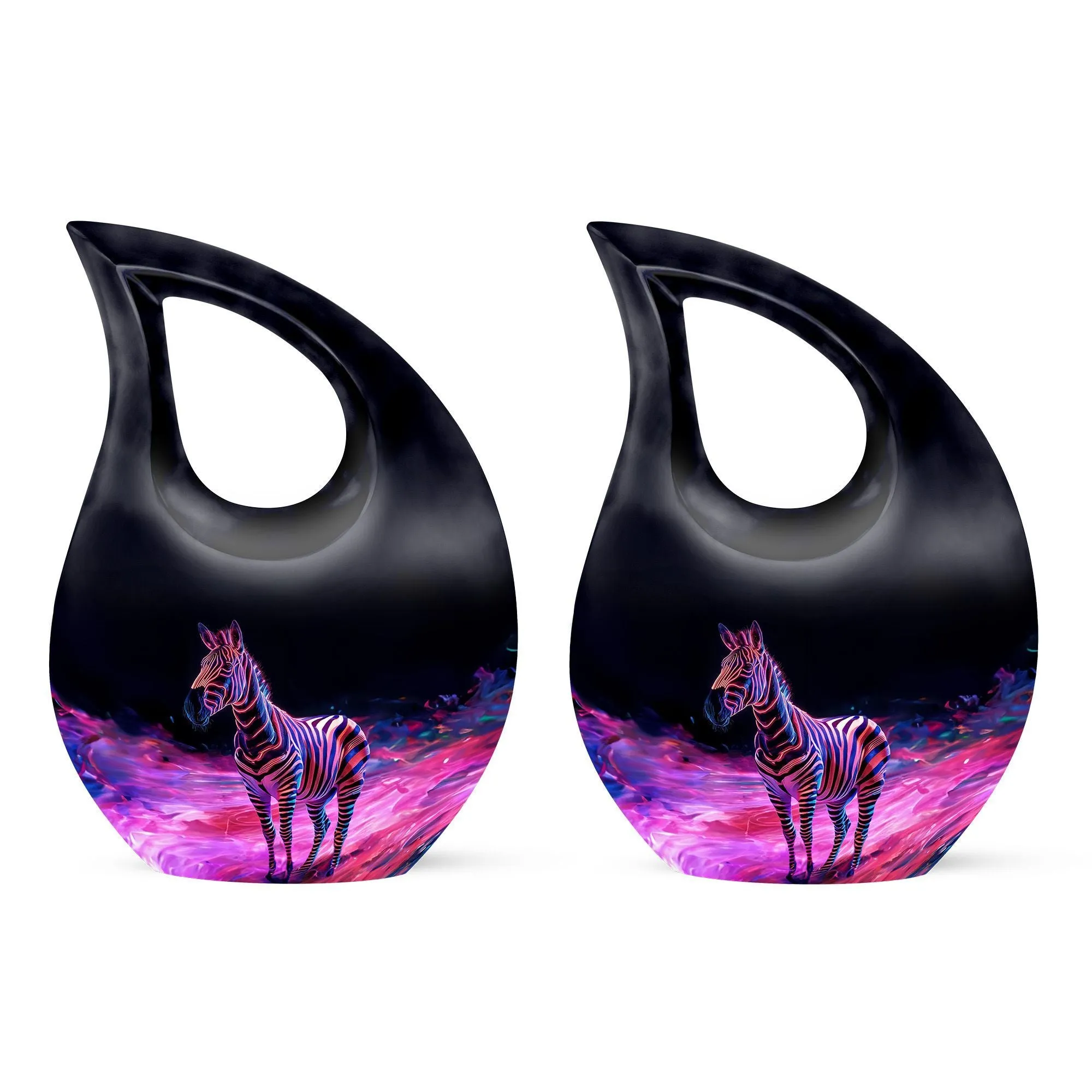 Zebra Tribute: Supreme & Homage Paying Memorial Urn