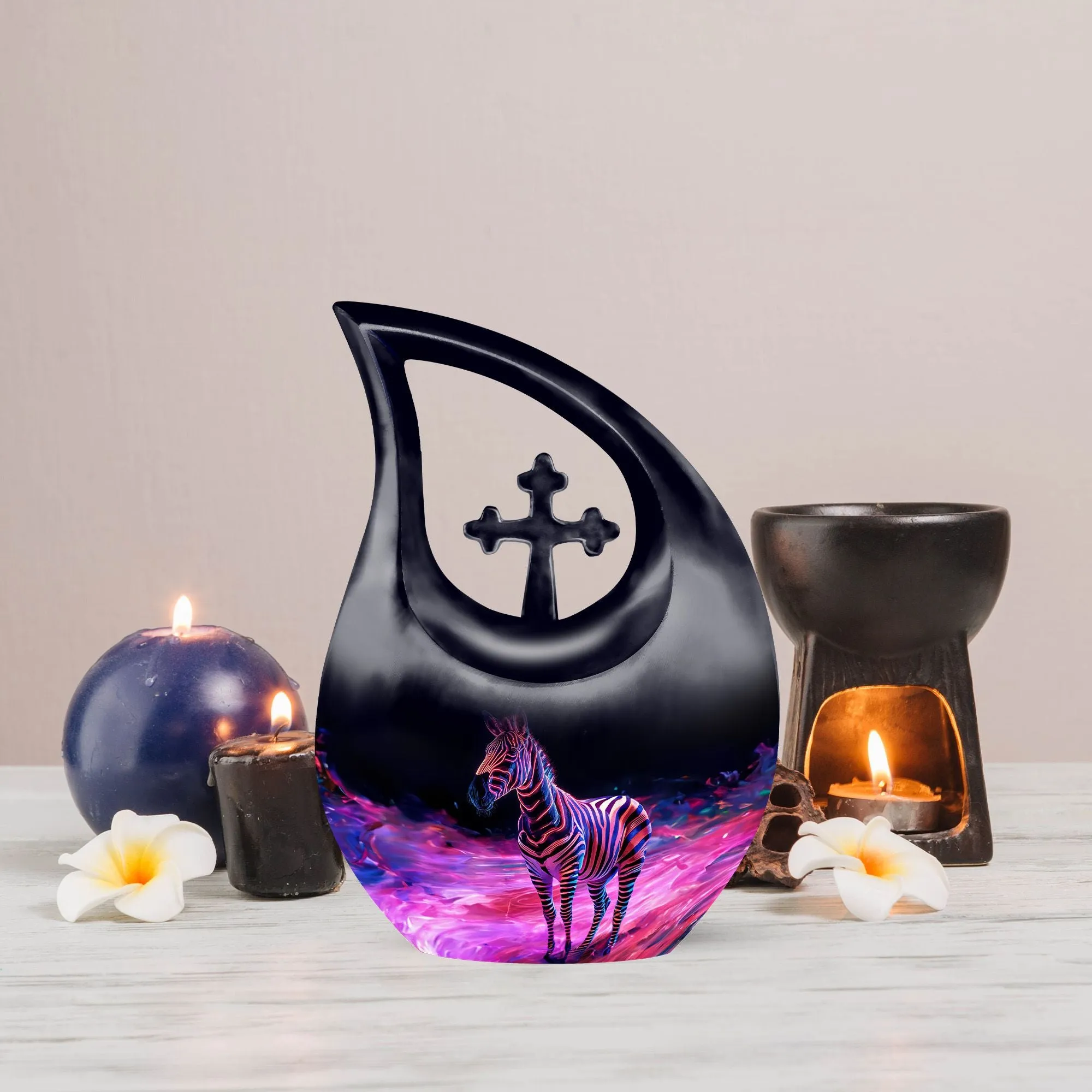 Zebra Tribute: Supreme & Homage Paying Memorial Urn