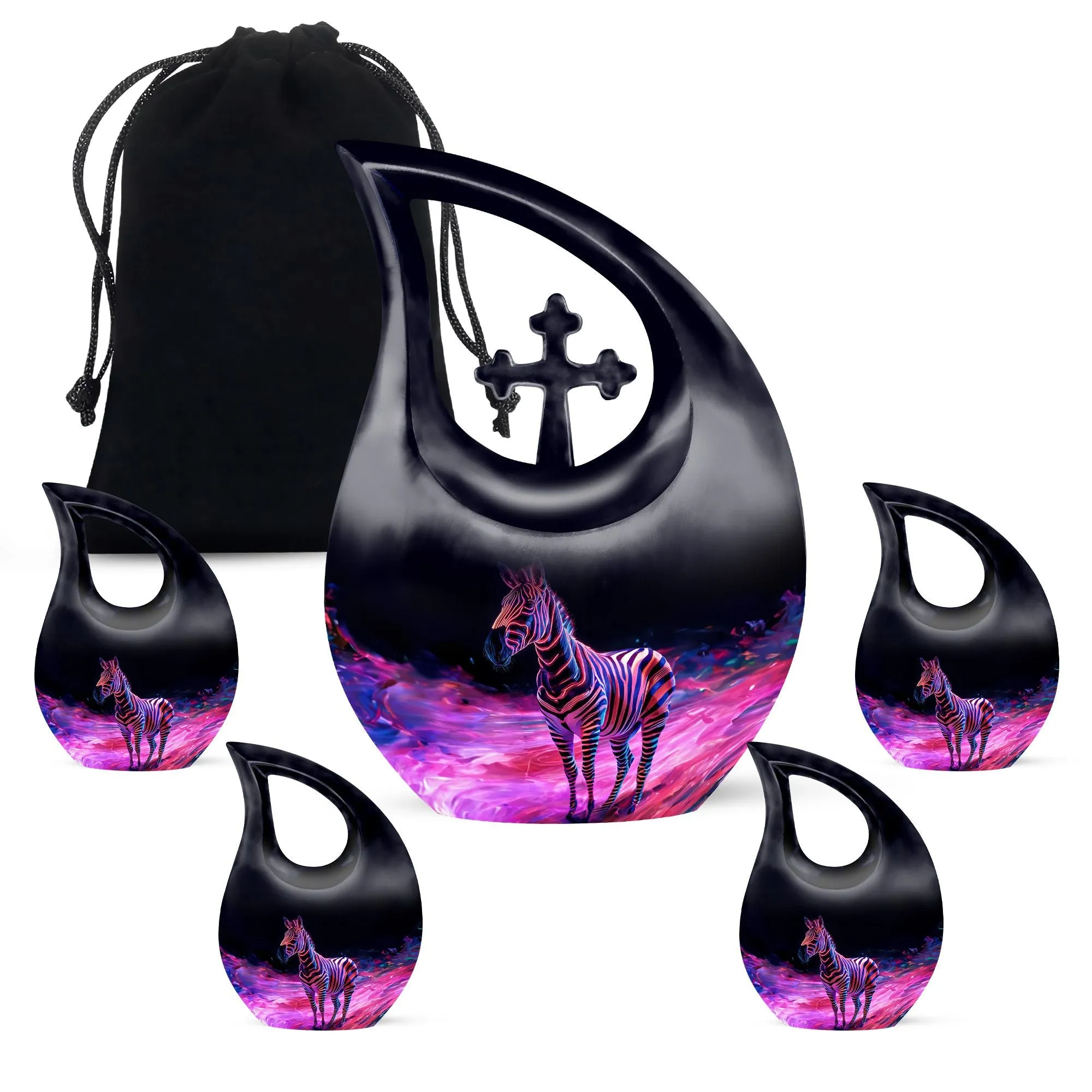 Zebra Tribute: Supreme & Homage Paying Memorial Urn